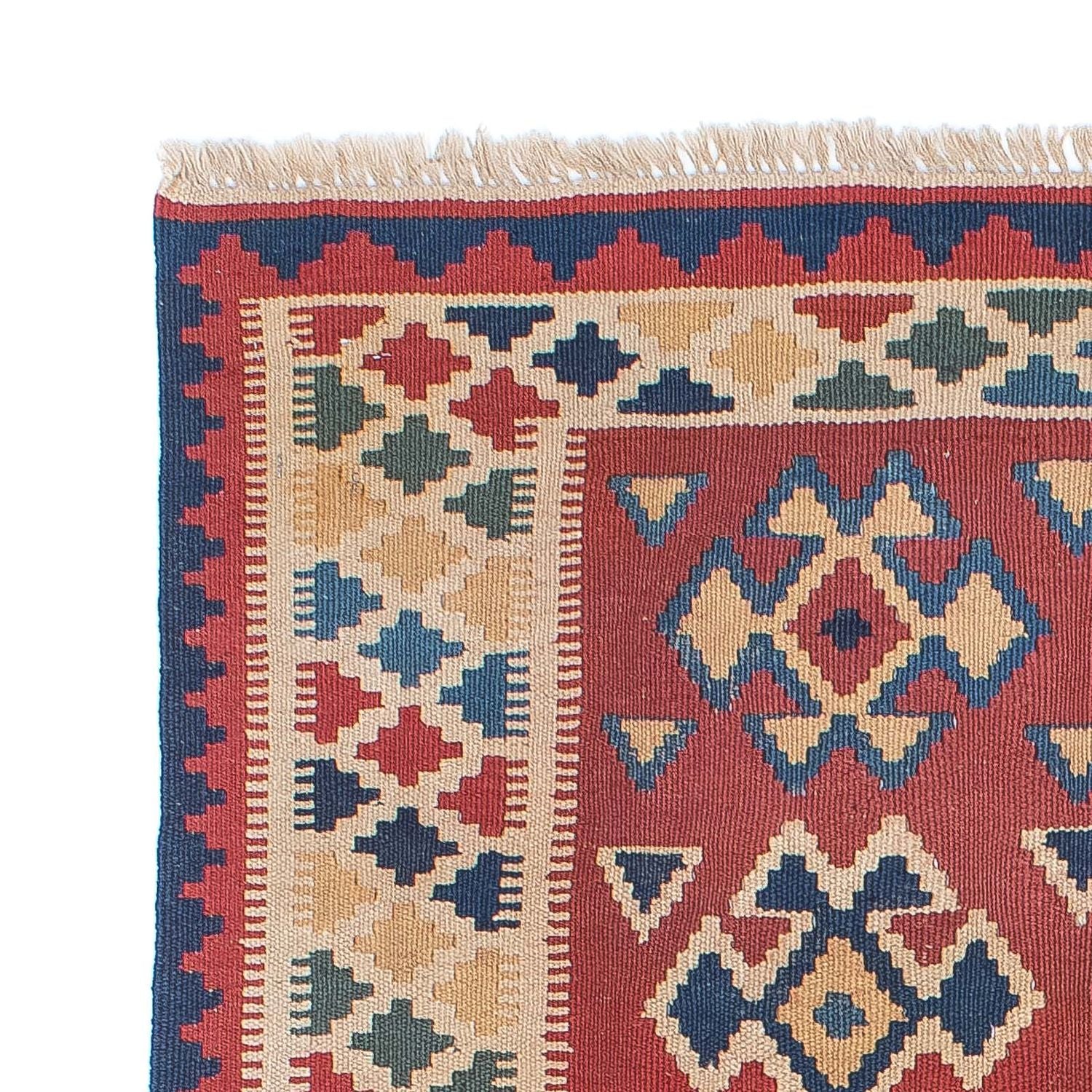 Kelim Teppich - Oriental 156 x 105 cm - dunkelrot - Image 3