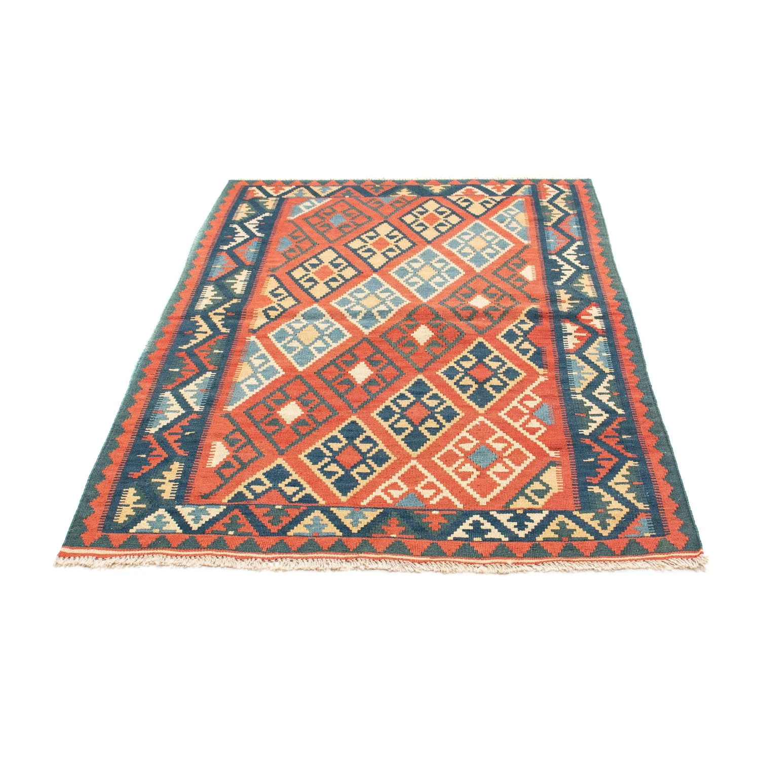 Kelim Teppich - Oriental 156 x 105 cm - rost - Image 5