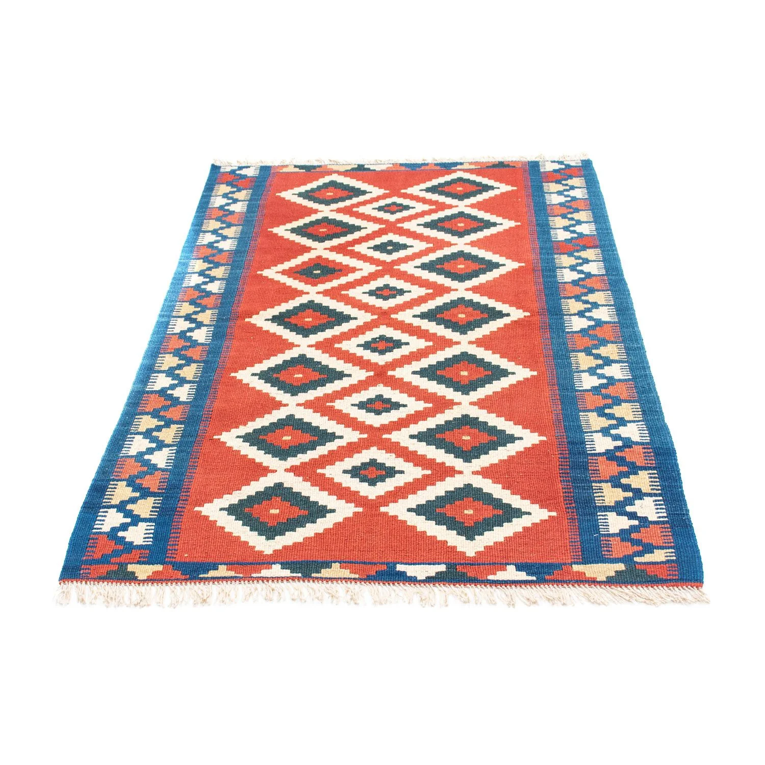 Kelim Teppich - Oriental 156 x 98 cm - rot - Image 5