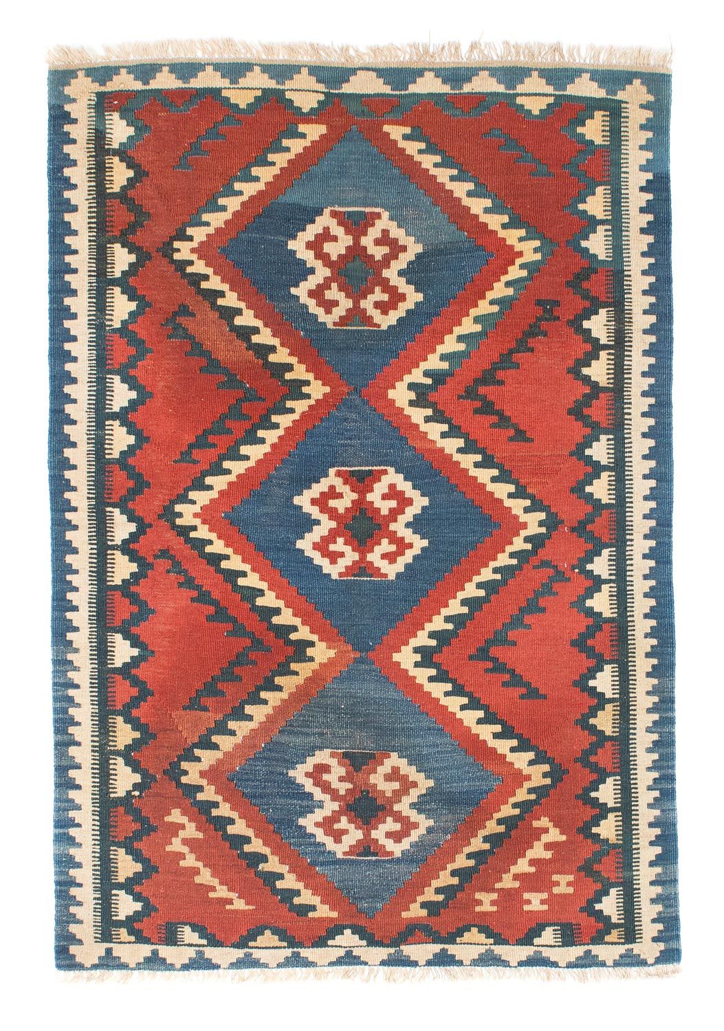 Kelim Teppich - Oriental 156 x 98 cm - rost