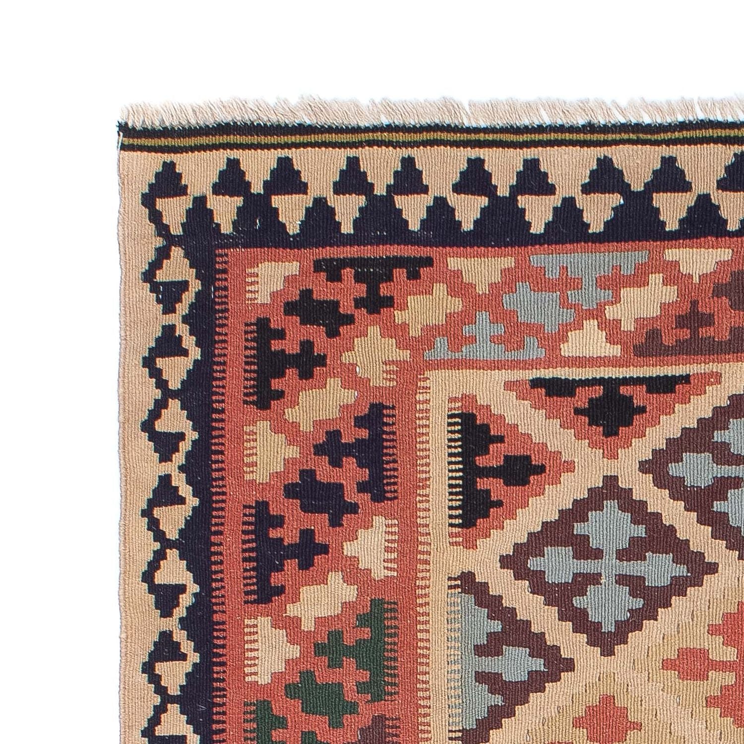 Kelim Teppich - Oriental 158 x 110 cm - mehrfarbig - Image 3