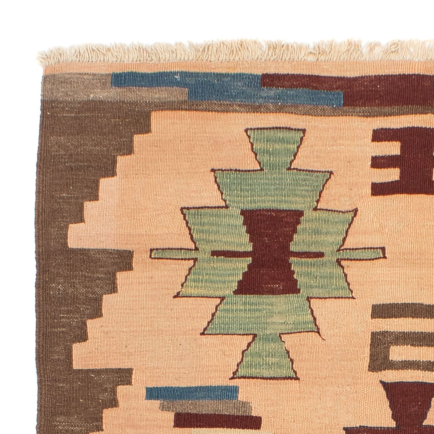 Kelim Teppich - Oriental 158 x 120 cm - hellbraun - Image 3