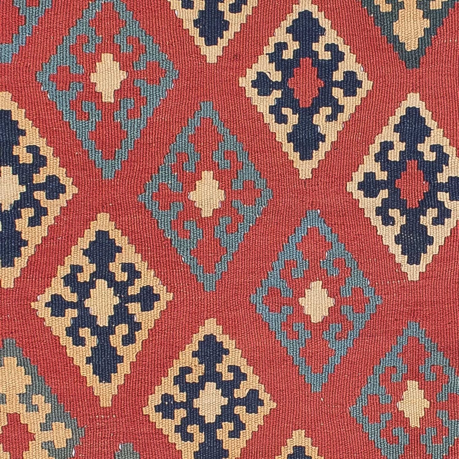 Kelim Teppich - Oriental 161 x 96 cm - dunkelrot - Image 2