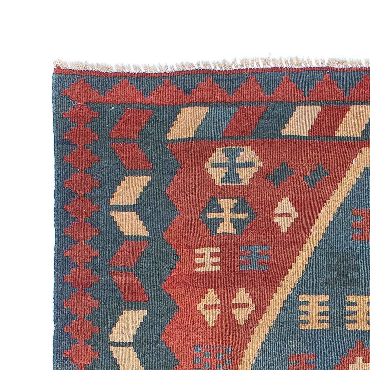 Kelim Teppich - Oriental 167 x 114 cm - blau - Image 3
