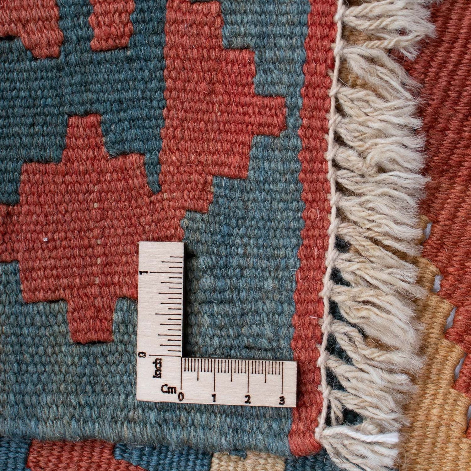 Kelim Teppich - Oriental 167 x 114 cm - blau - Image 6