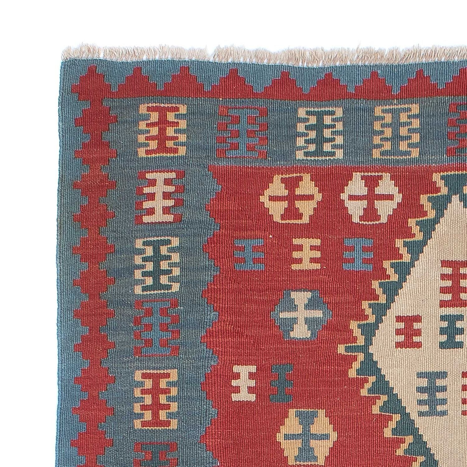 Kelim Teppich - Oriental 168 x 113 cm - dunkelrot - Image 3