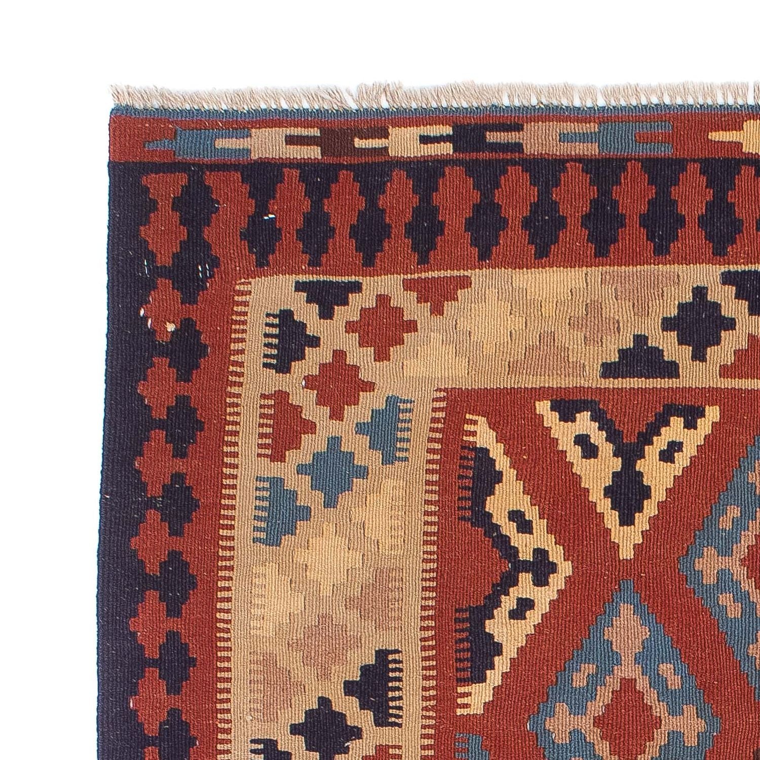 Kelim Teppich - Oriental 170 x 114 cm - dunkelrot - Image 3