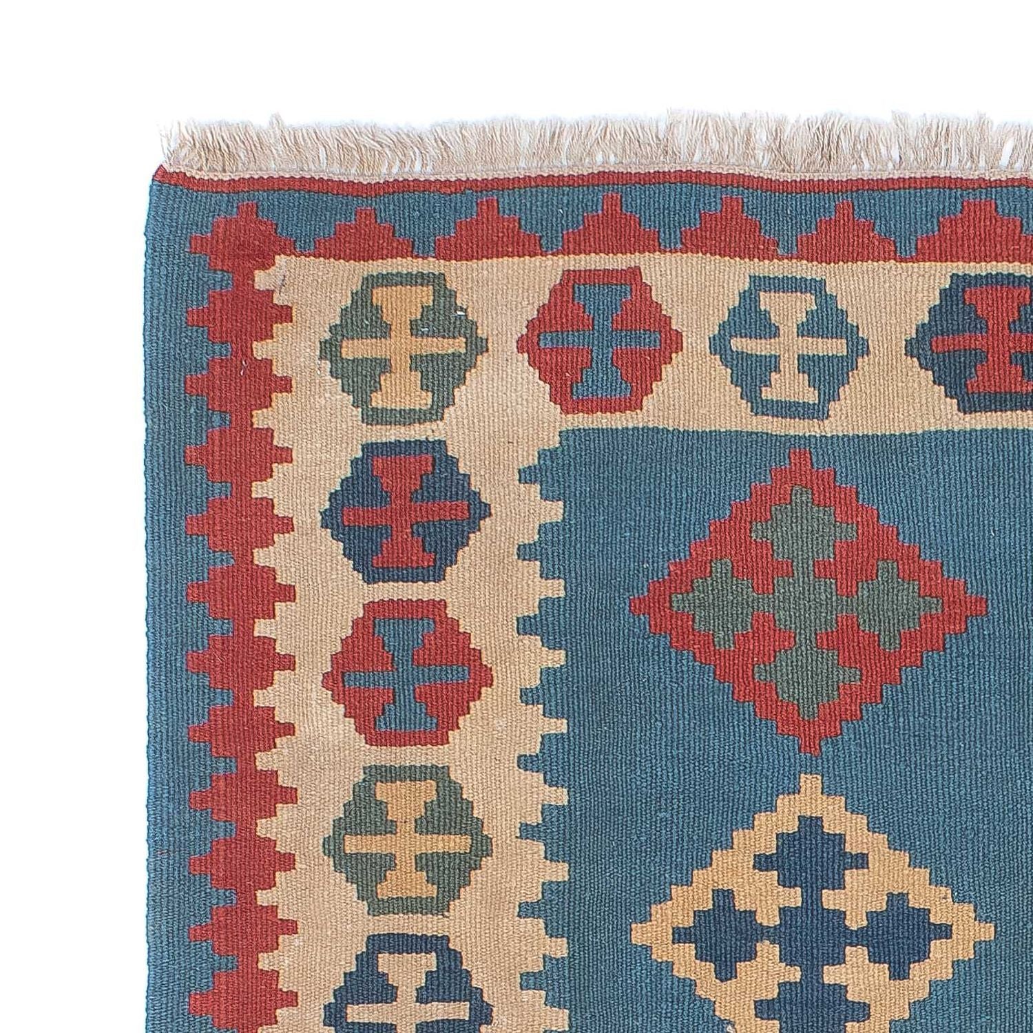 Kelim Teppich - Oriental 170 x 117 cm - blau - Image 3