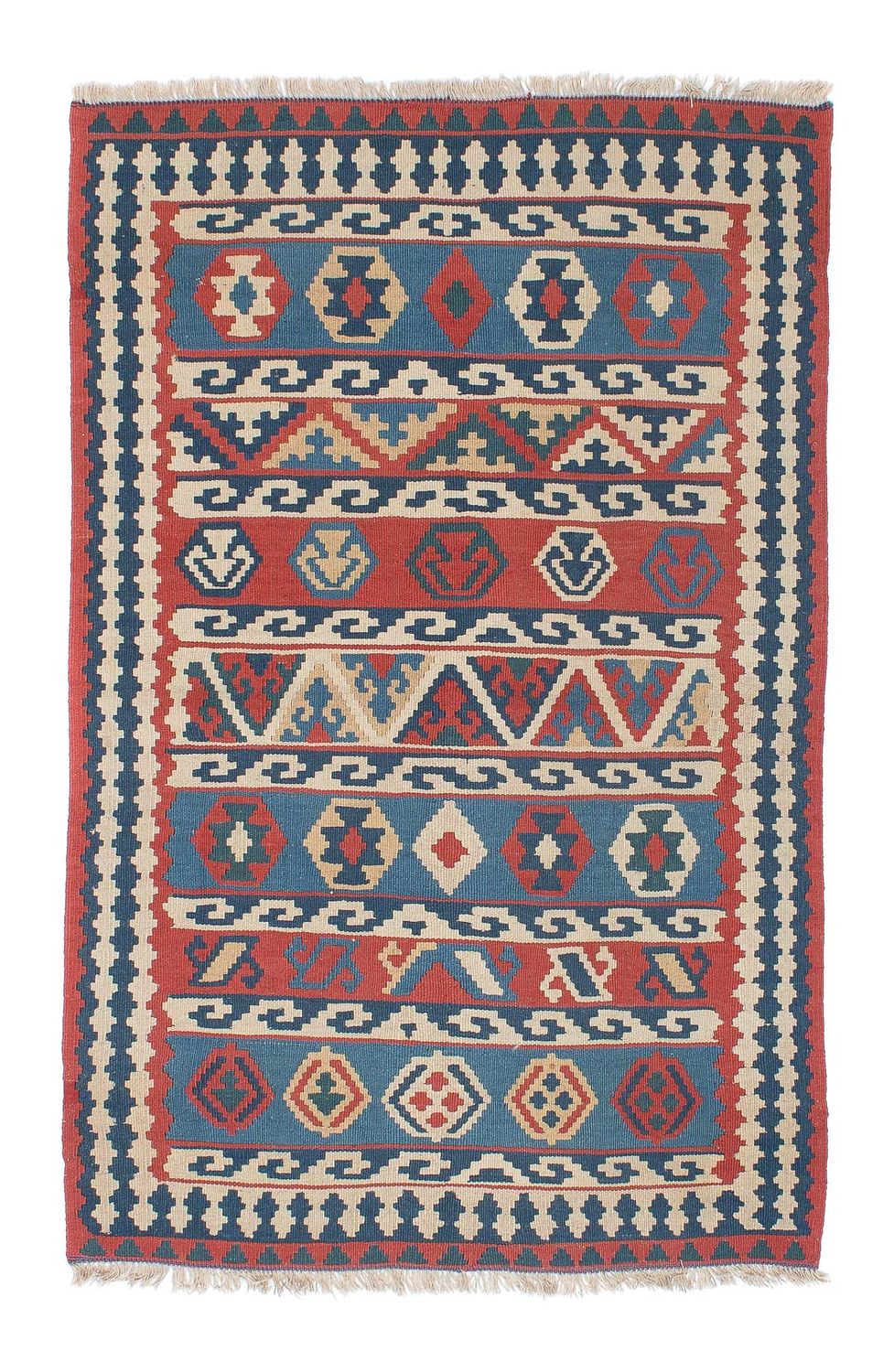 Kelim Teppich - Oriental 173 x 109 cm - mehrfarbig