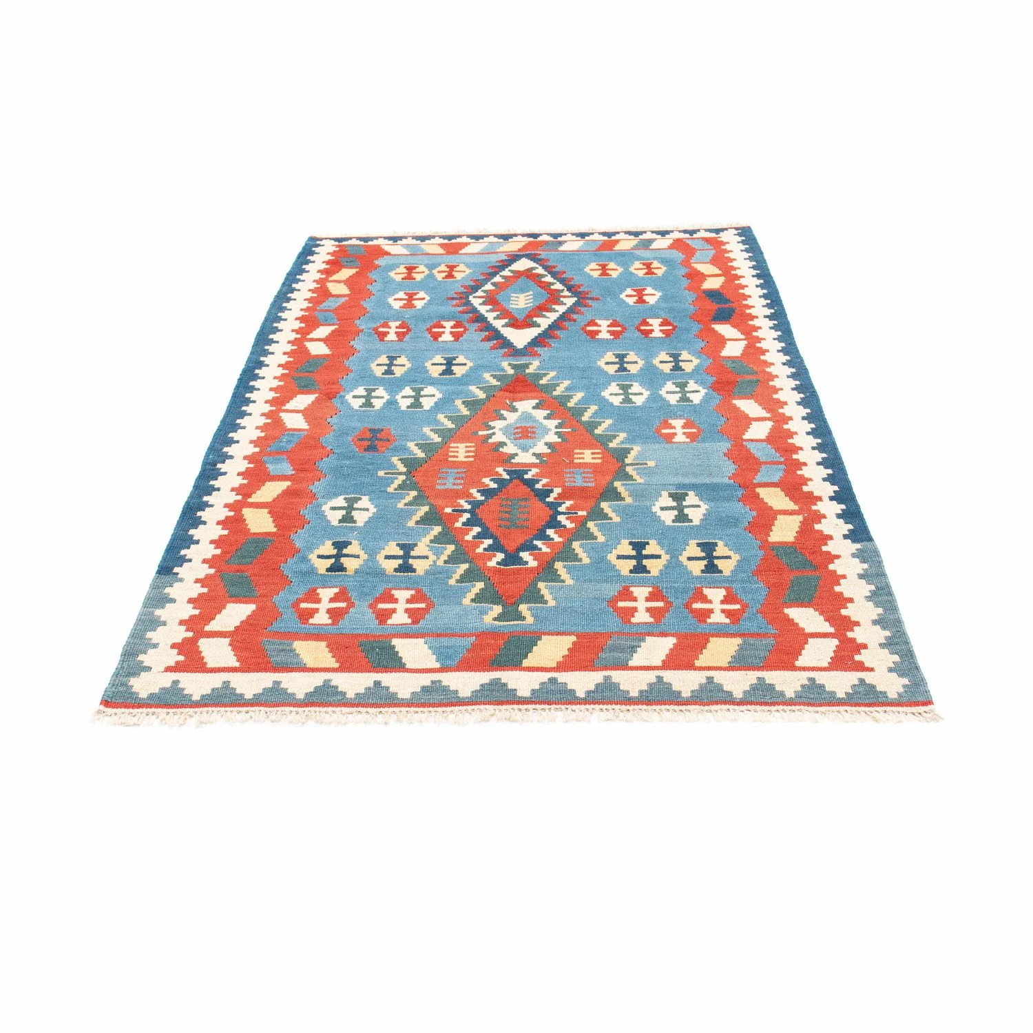 Kelim Teppich - Oriental 173 x 118 cm - blau - Image 5