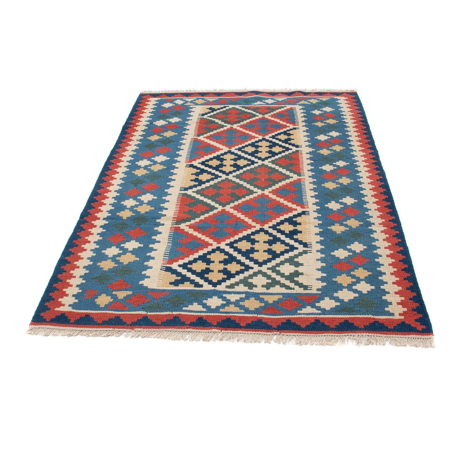 Kelim Teppich - Oriental 174 x 115 cm - blau - Image 5