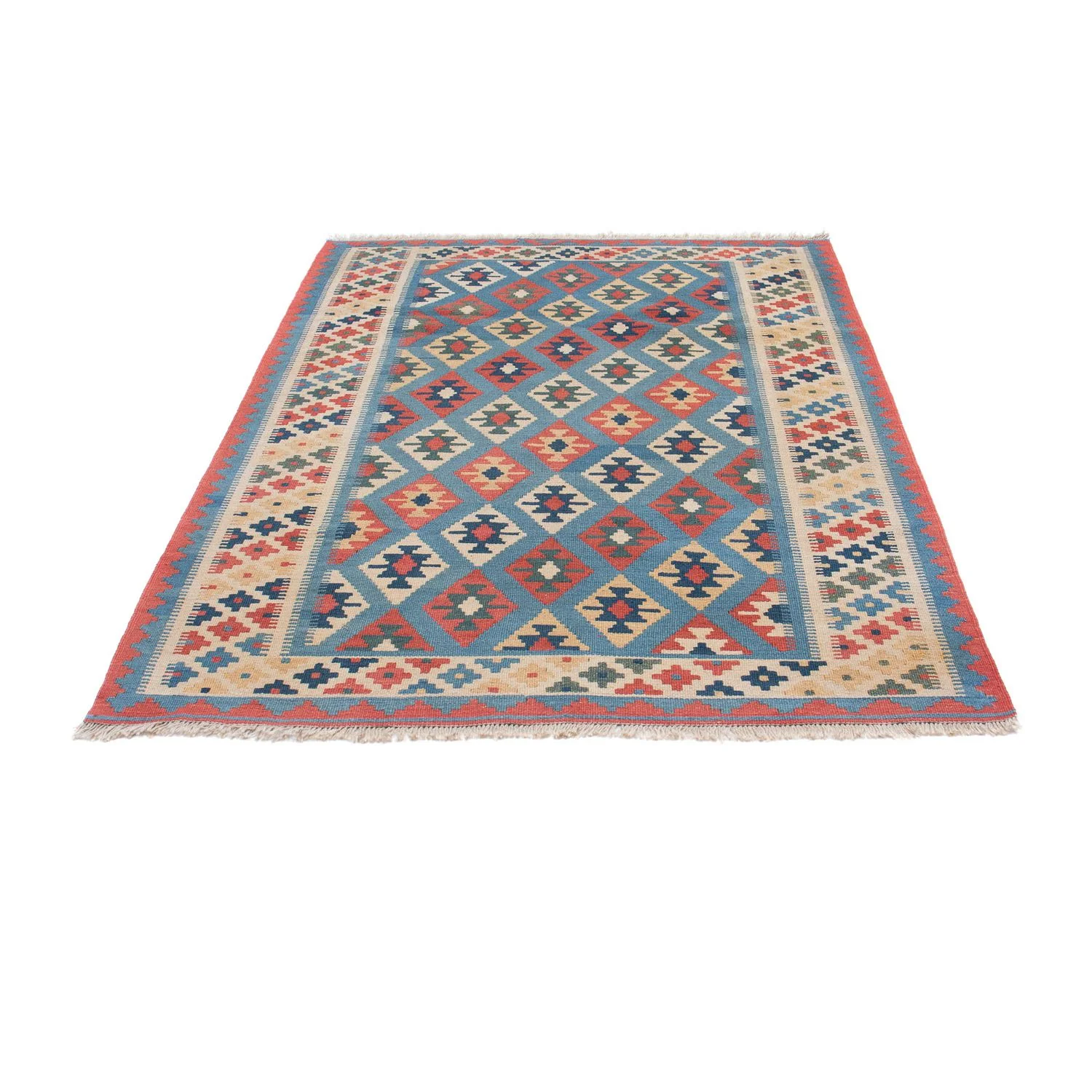 Kelim Teppich - Oriental 174 x 123 cm - blau - Image 5