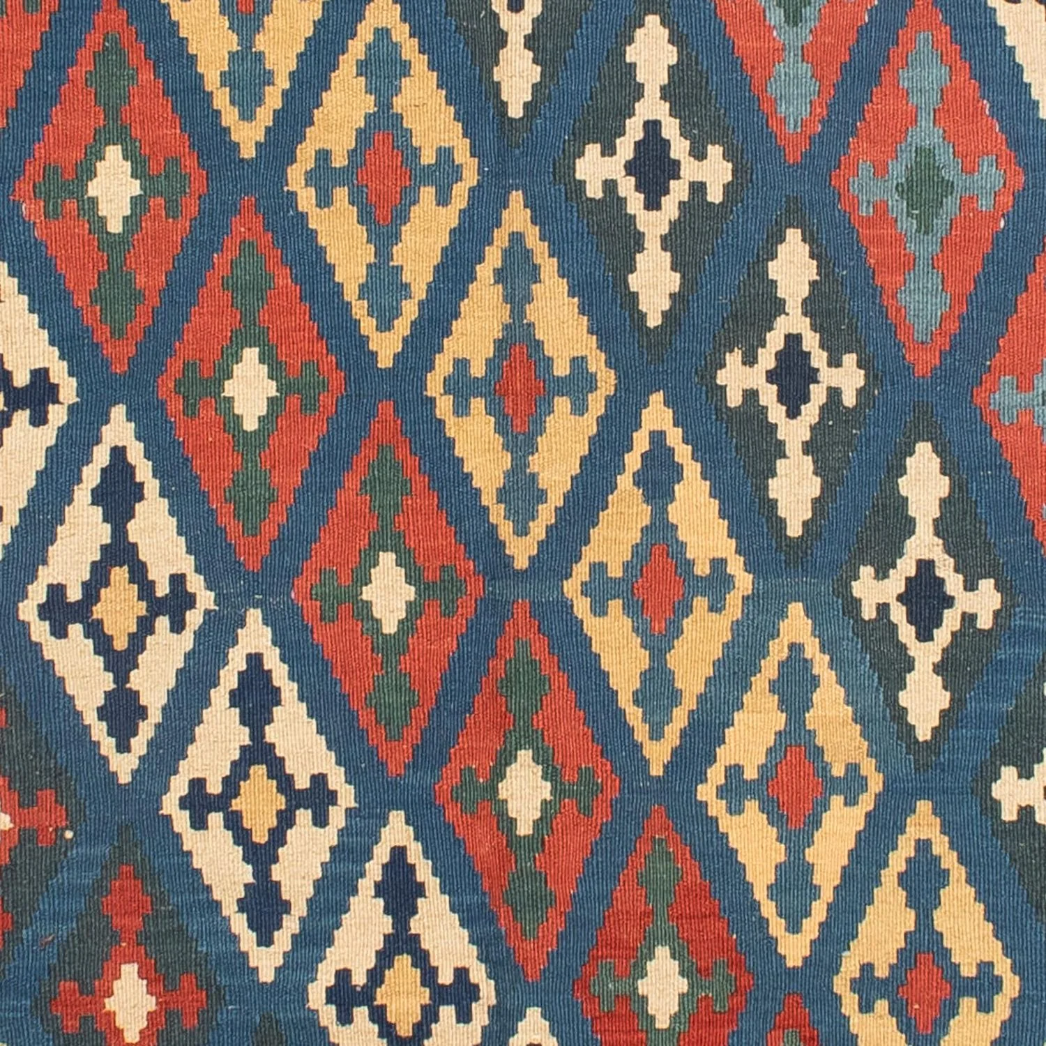 Kelim Teppich - Oriental 174 x 148 cm - blau - Image 2