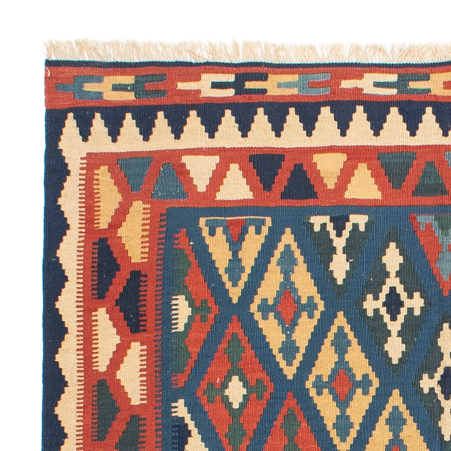 Kelim Teppich - Oriental 174 x 148 cm - blau - Image 3