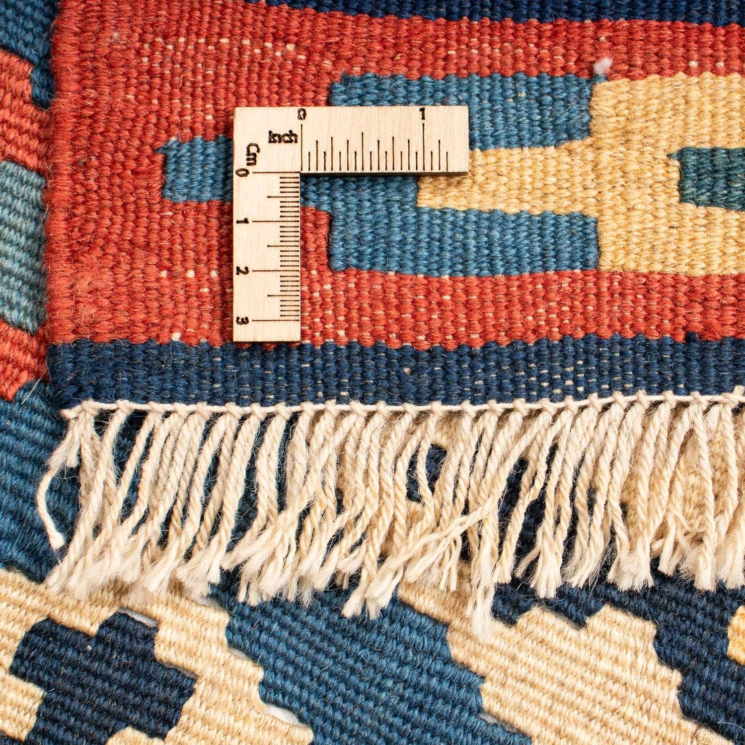 Kelim Teppich - Oriental 174 x 148 cm - blau - Image 6