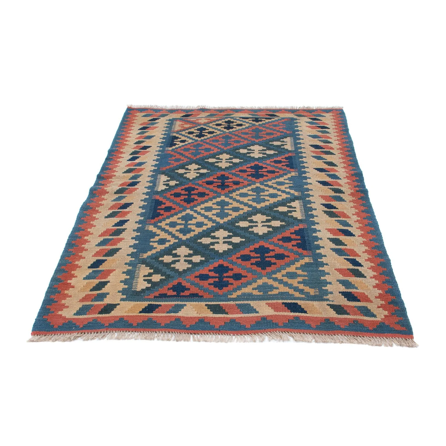 Kelim Teppich - Oriental 175 x 116 cm - blau - Image 5