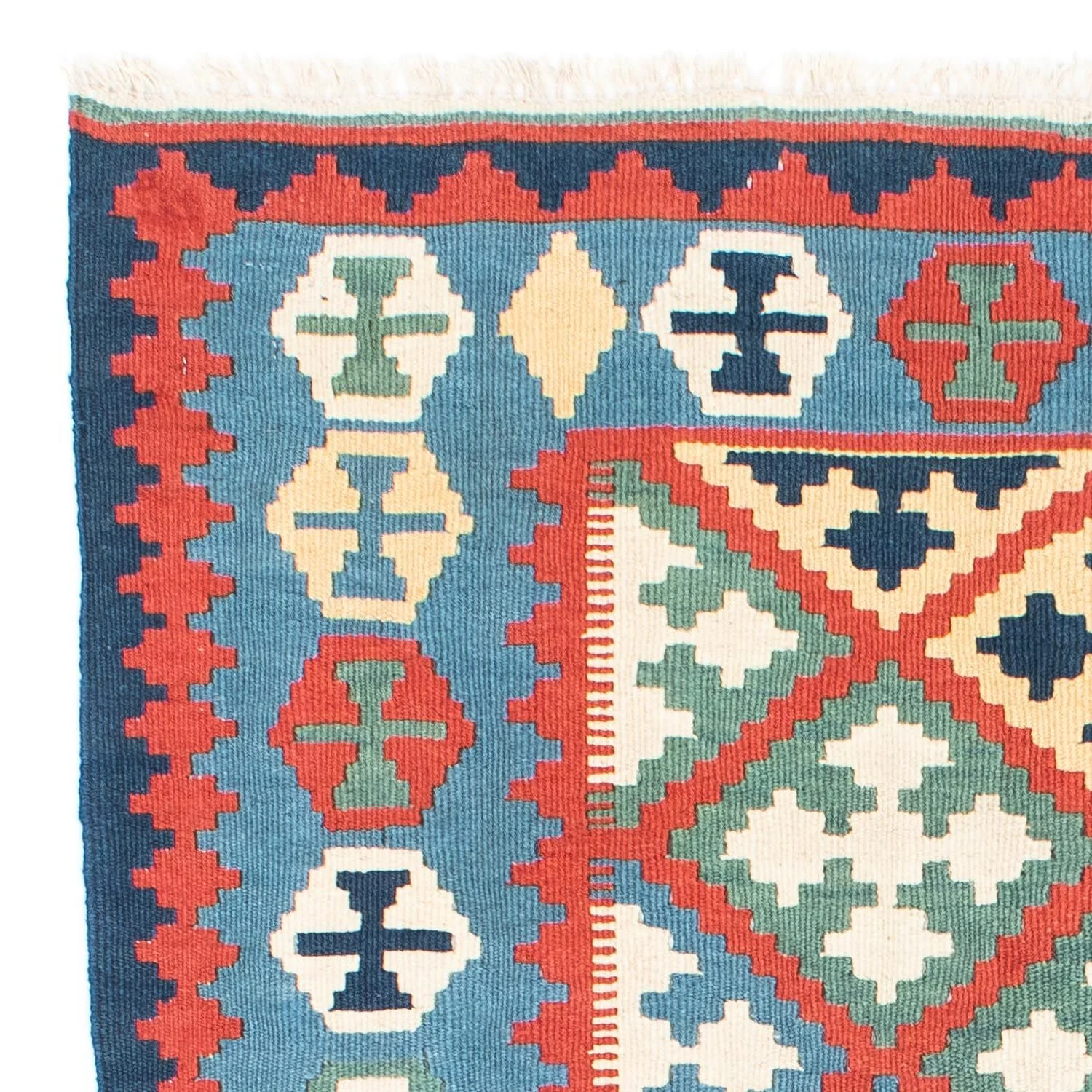 Kelim Teppich - Oriental 175 x 124 cm - blau - Image 2