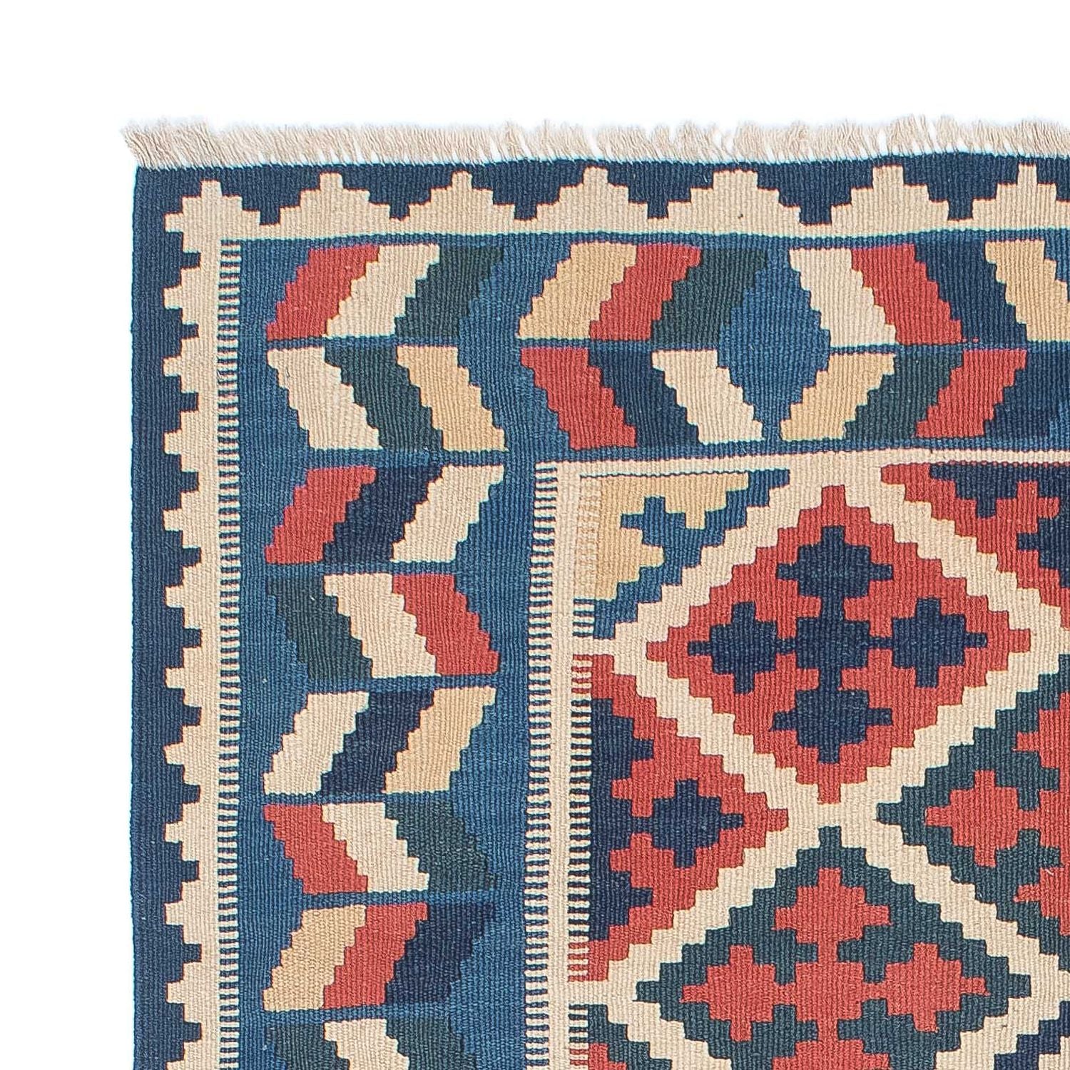 Kelim Teppich - Oriental 178 x 120 cm - blau - Image 3