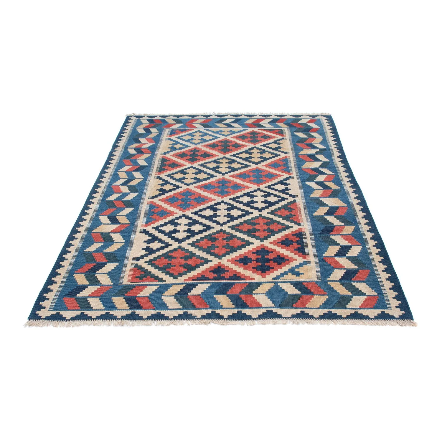 Kelim Teppich - Oriental 178 x 120 cm - blau - Image 5