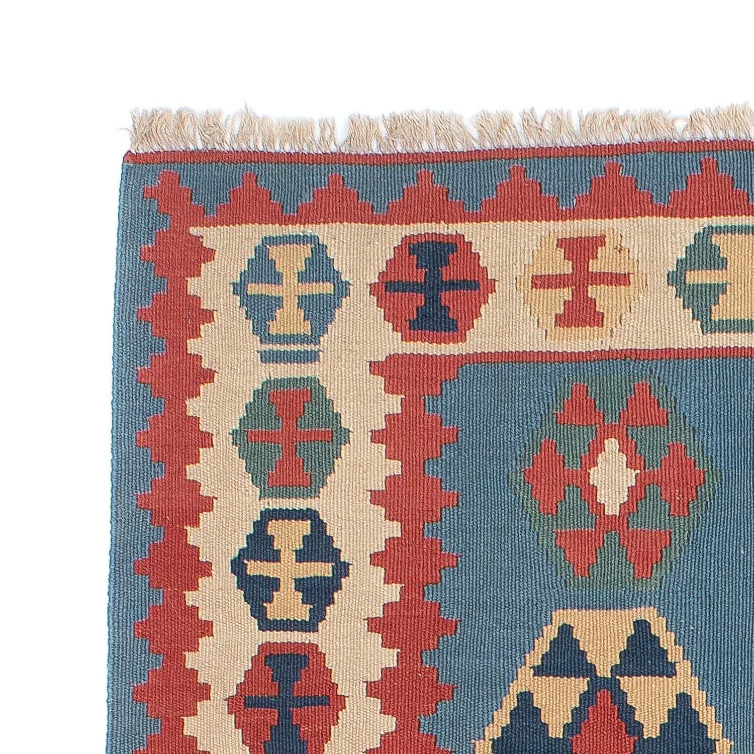 Kelim Teppich - Oriental 179 x 108 cm - blau - Image 3