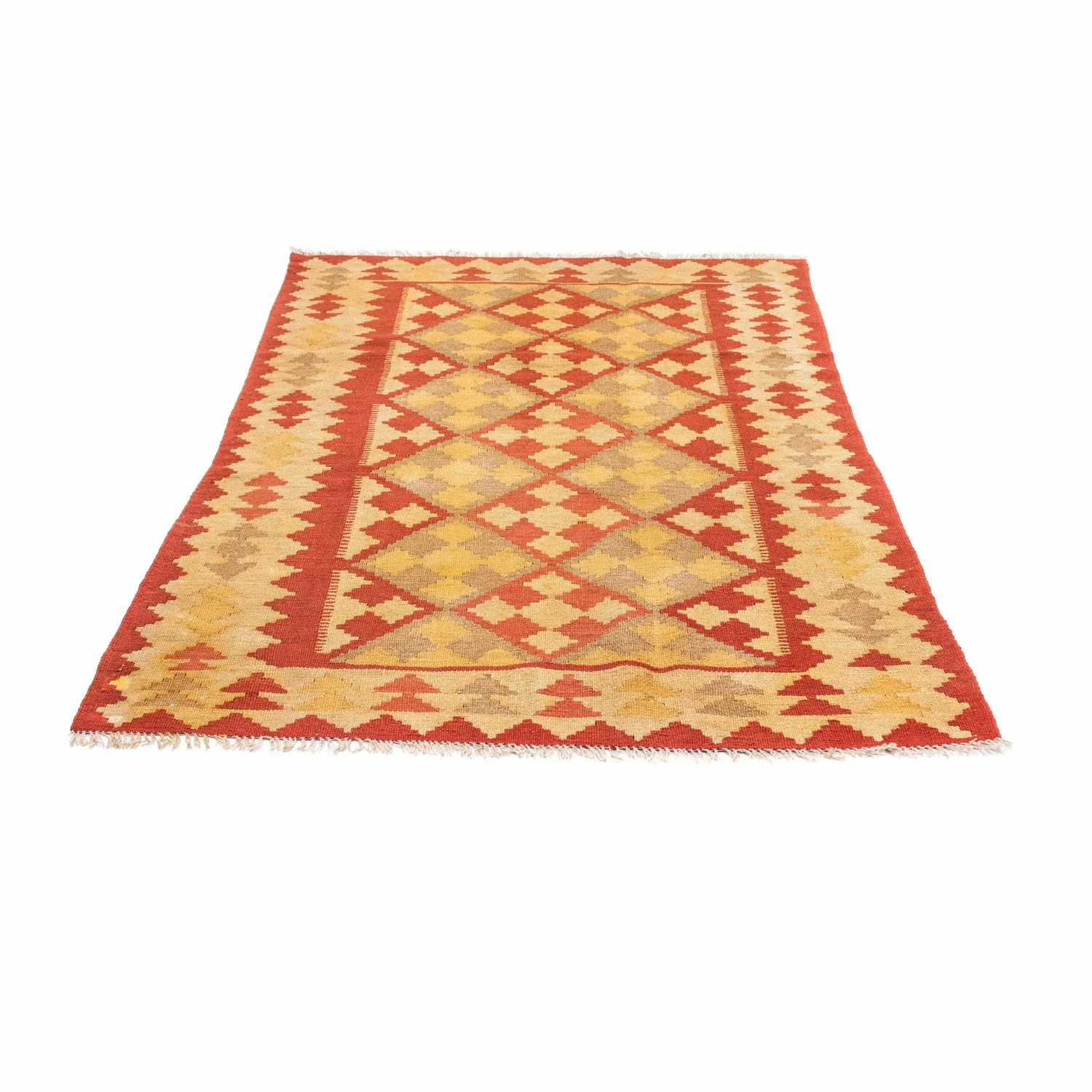 Kelim Teppich - Oriental 182 x 125 cm - orange - Image 5