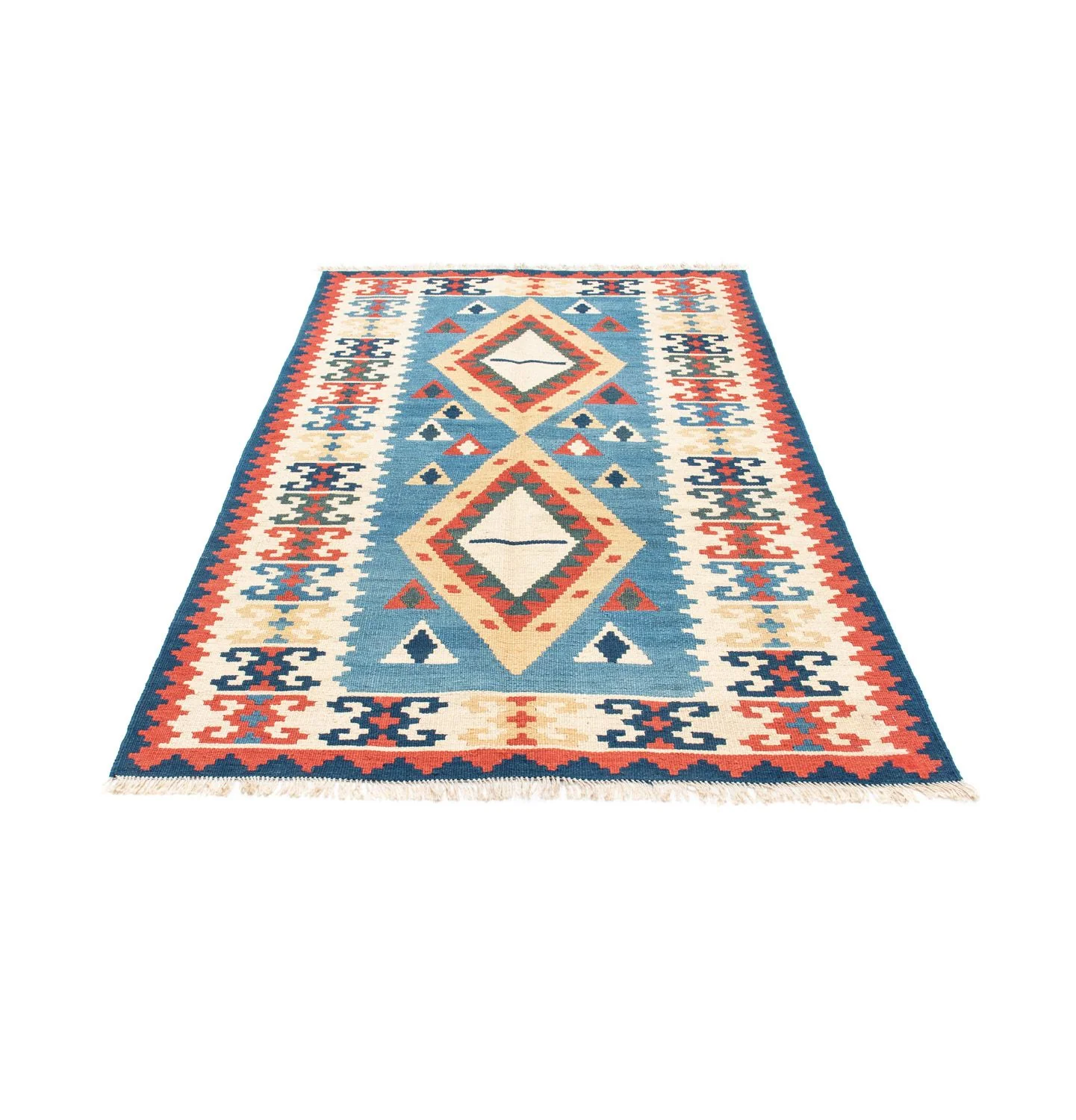 Kelim Teppich - Oriental 183 x 116 cm - türkis - Image 5