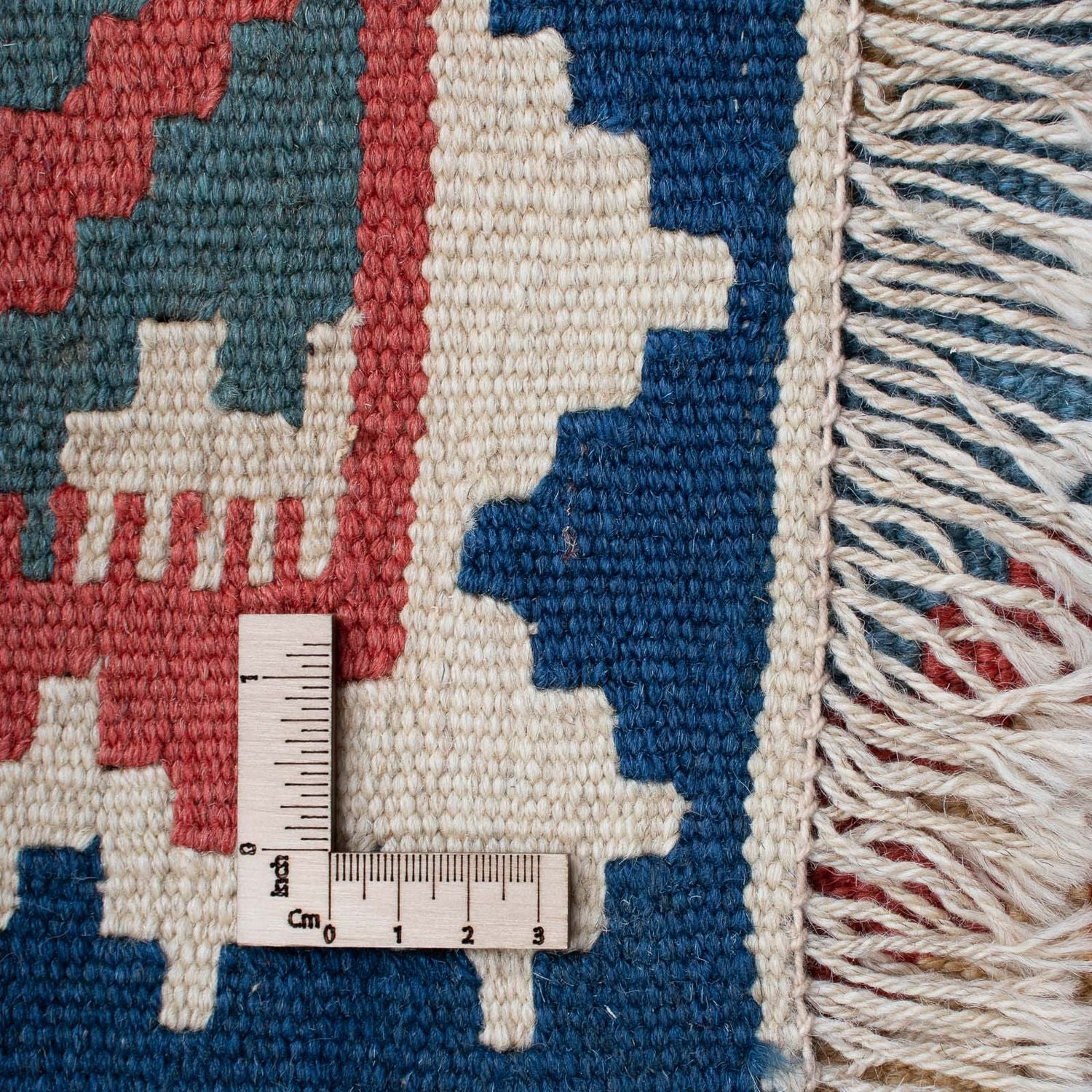 Kelim Teppich - Oriental 183 x 121 cm - blau - Image 6