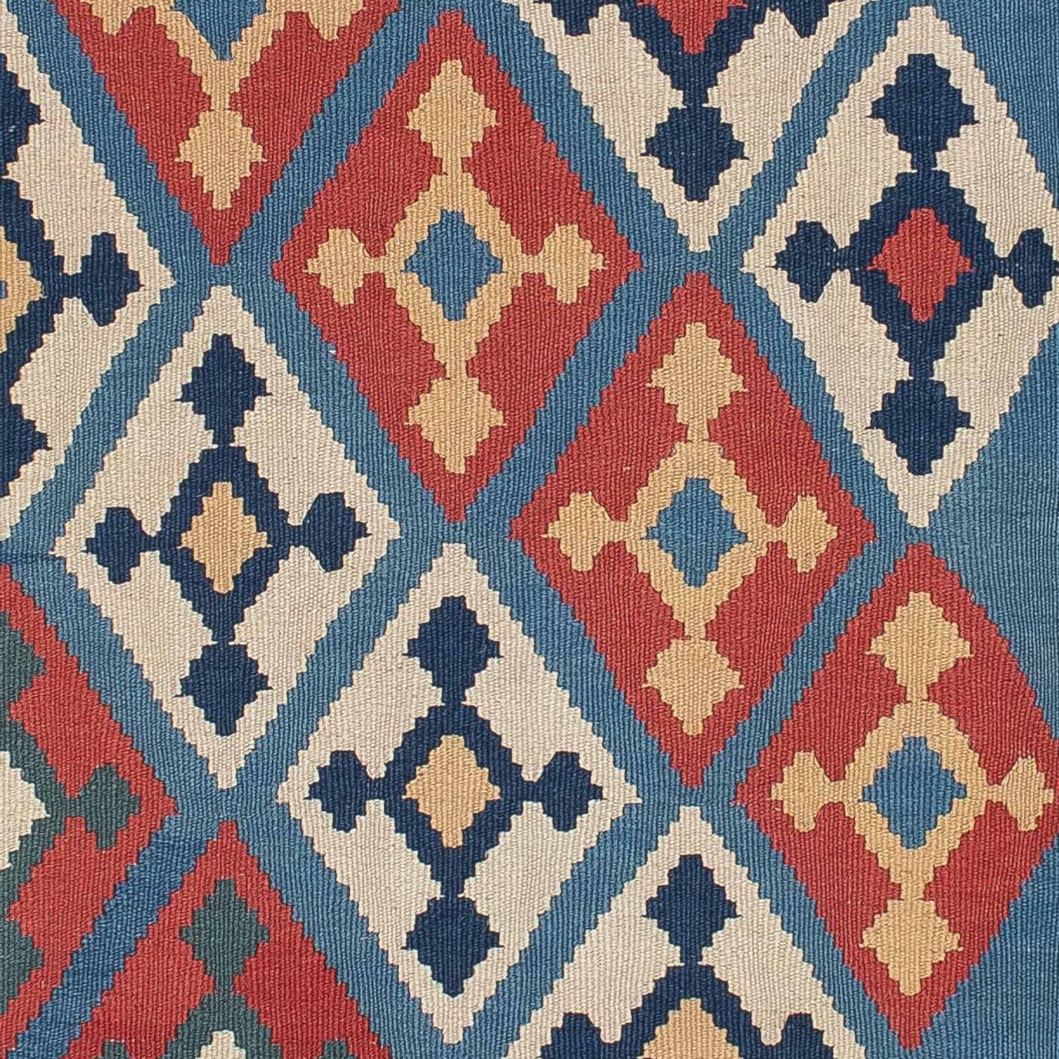 Kelim Teppich - Oriental 183 x 123 cm - blau - Image 2