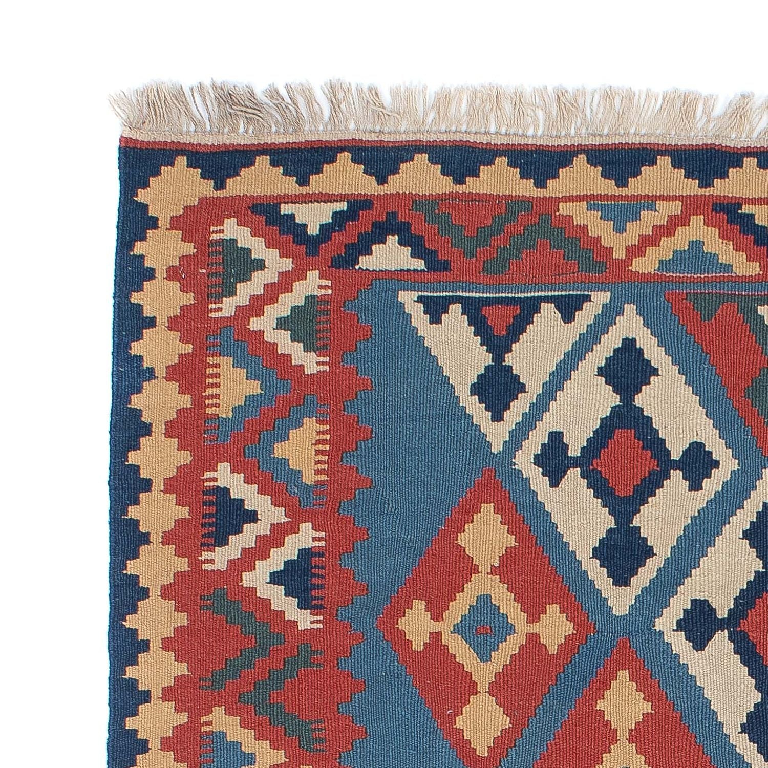 Kelim Teppich - Oriental 183 x 123 cm - blau - Image 3