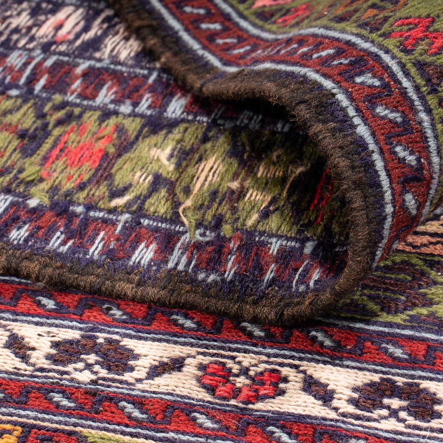 Kelim Afghan Teppich 185x120cm - Image 4
