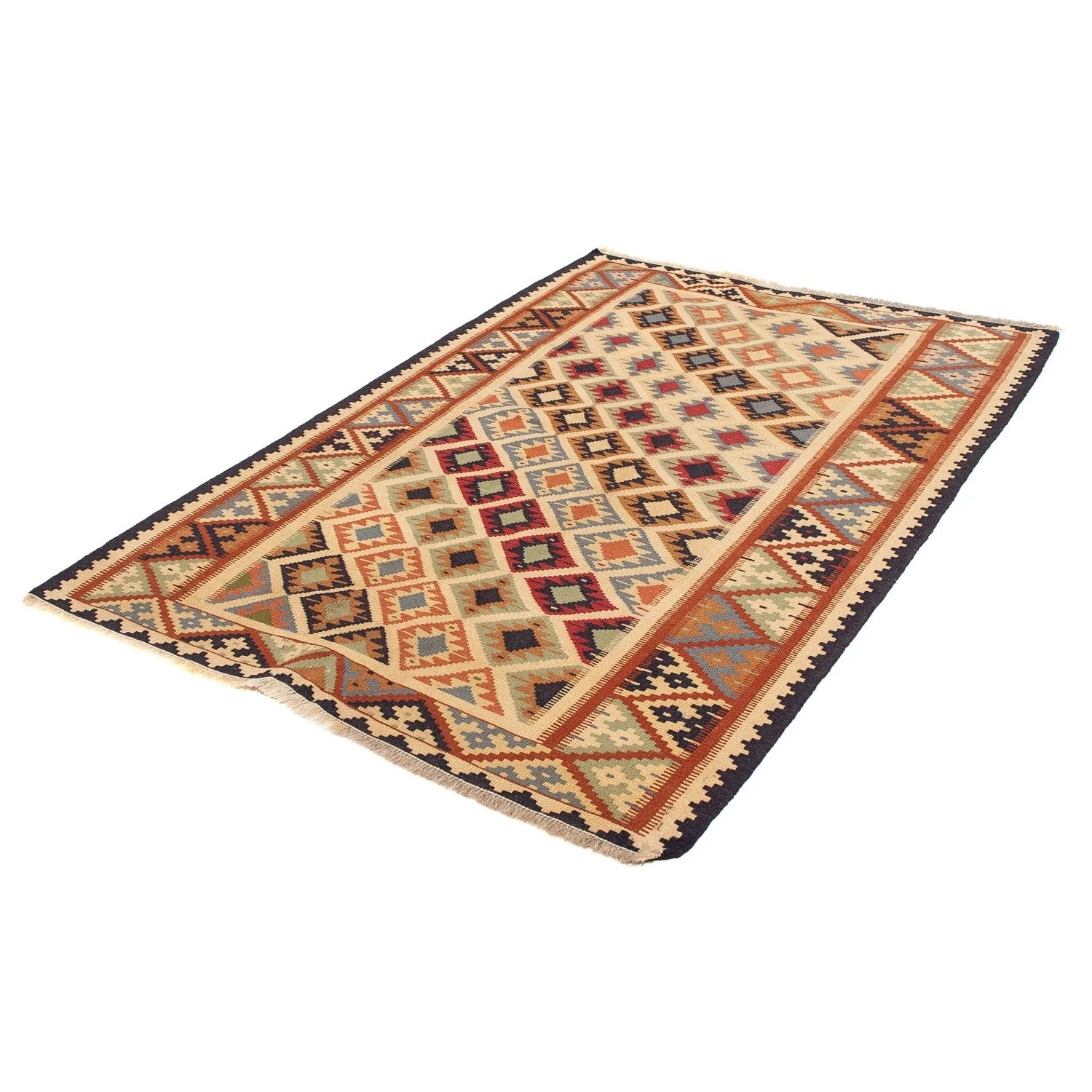 Kelim Teppich - Oriental 185 x 120 cm - braun - Image 5