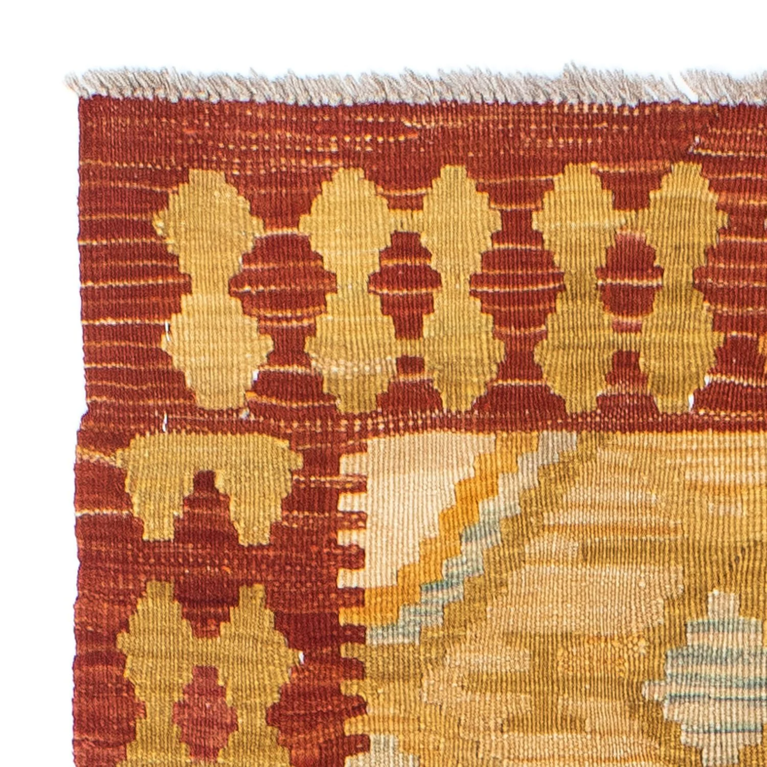 Kelim Teppich - Oriental 185 x 75 cm - gold - Image 3