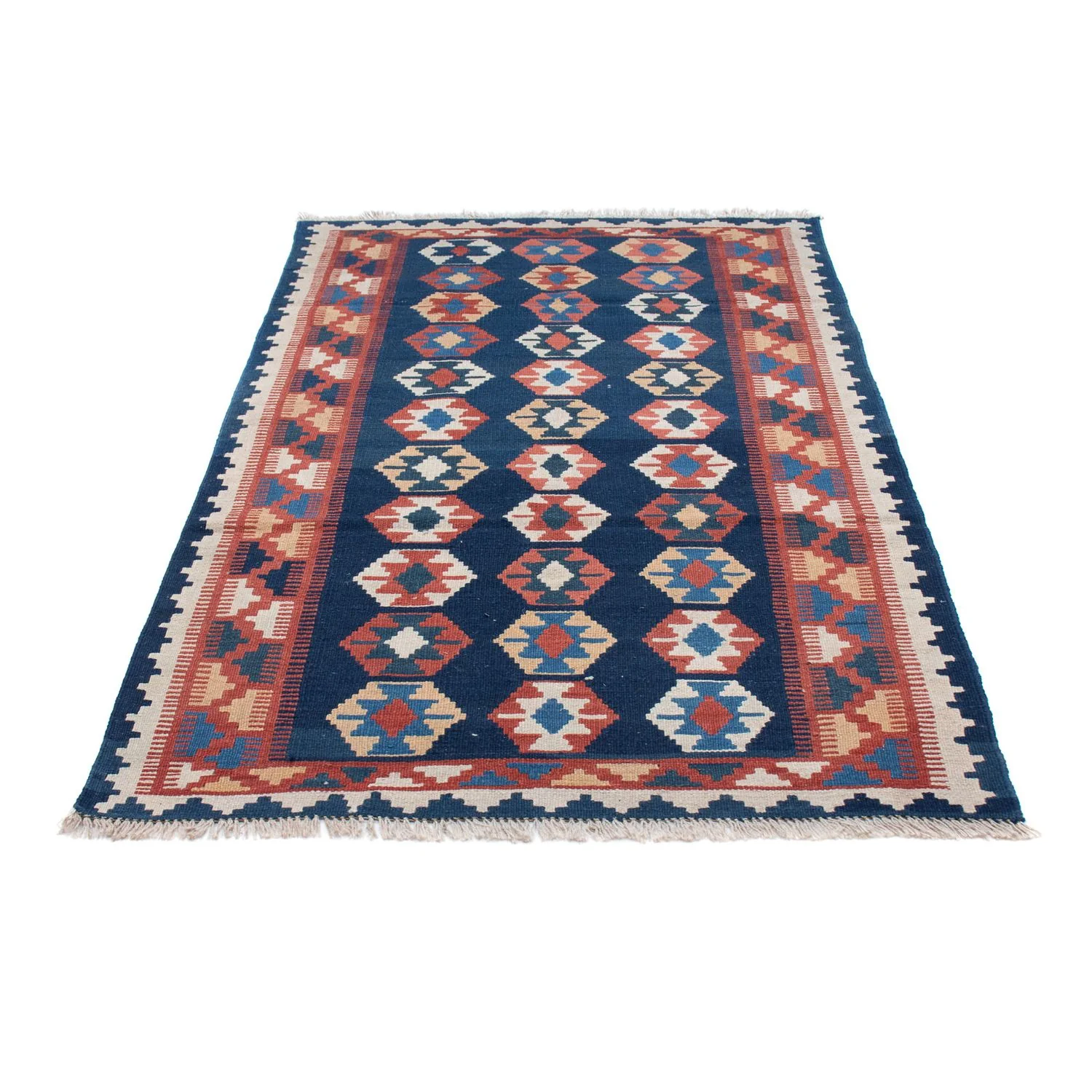 Kelim Teppich - Oriental 186 x 104 cm - blau - Image 5