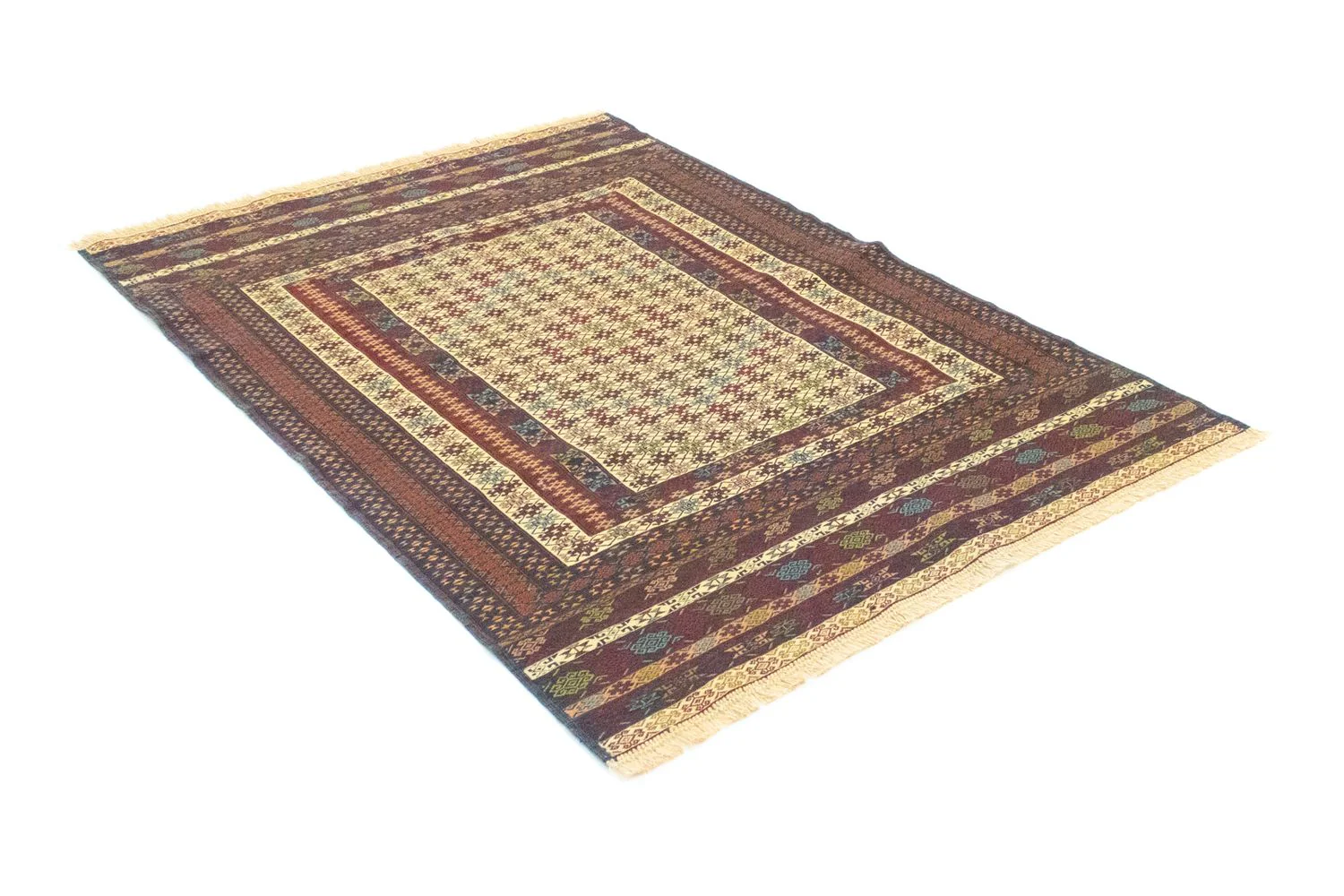Kelim Teppich - Oriental 186 x 126 cm - beige - Image 4