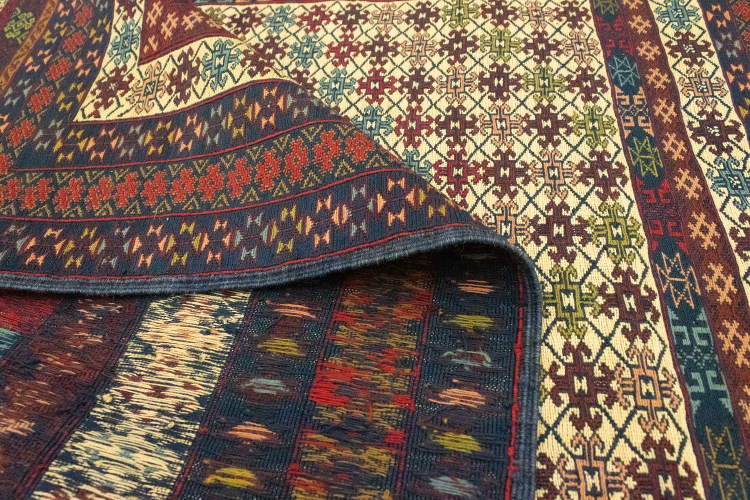 Kelim Teppich - Oriental 186 x 126 cm - beige - Image 5