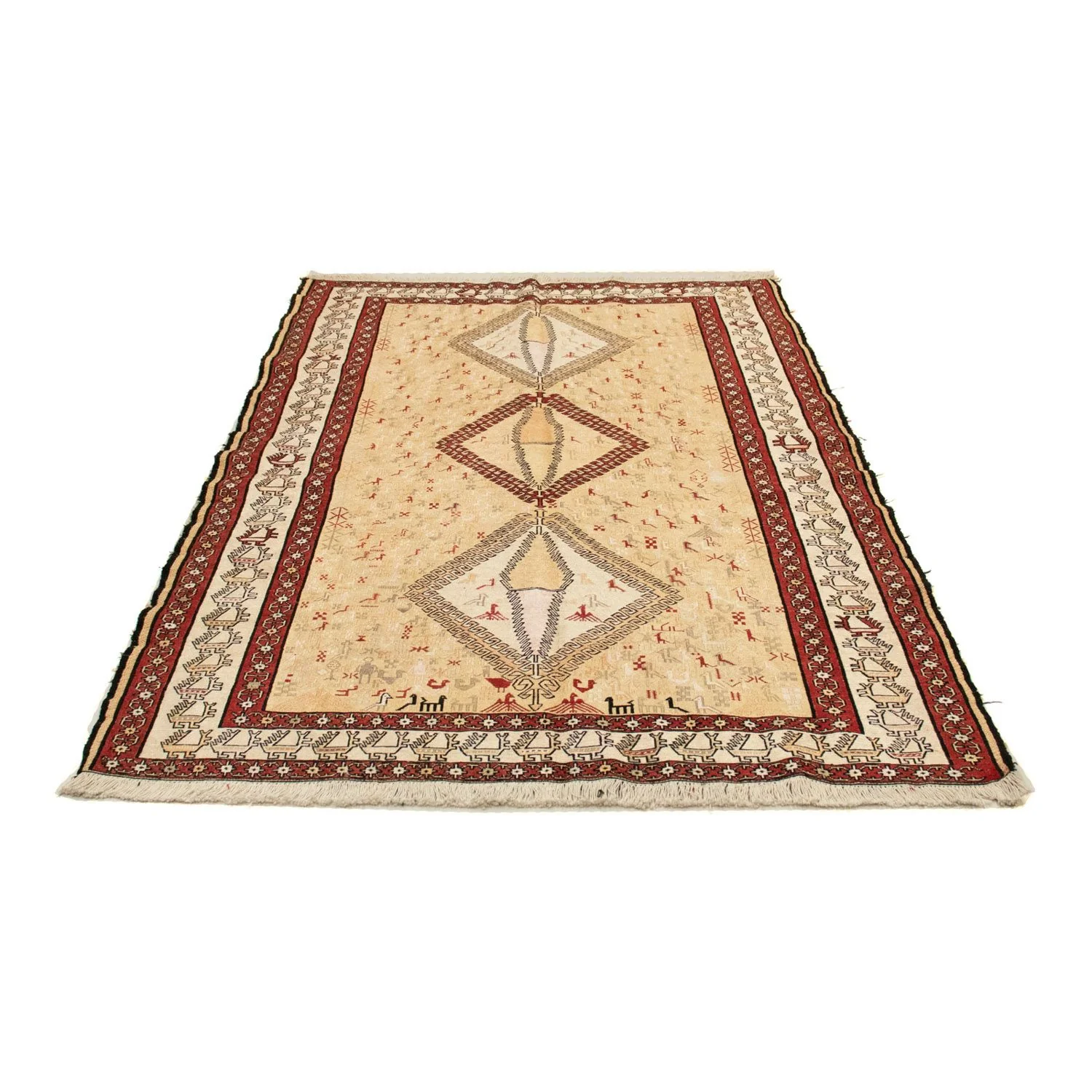 Kelim Teppich - Oriental 187 x 126 cm - beige - Image 5