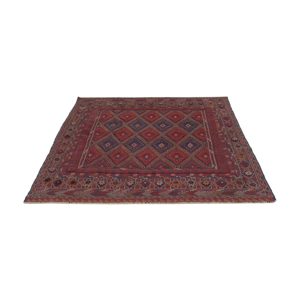 Kelim Afghan Teppich 187x145cm - Image 6