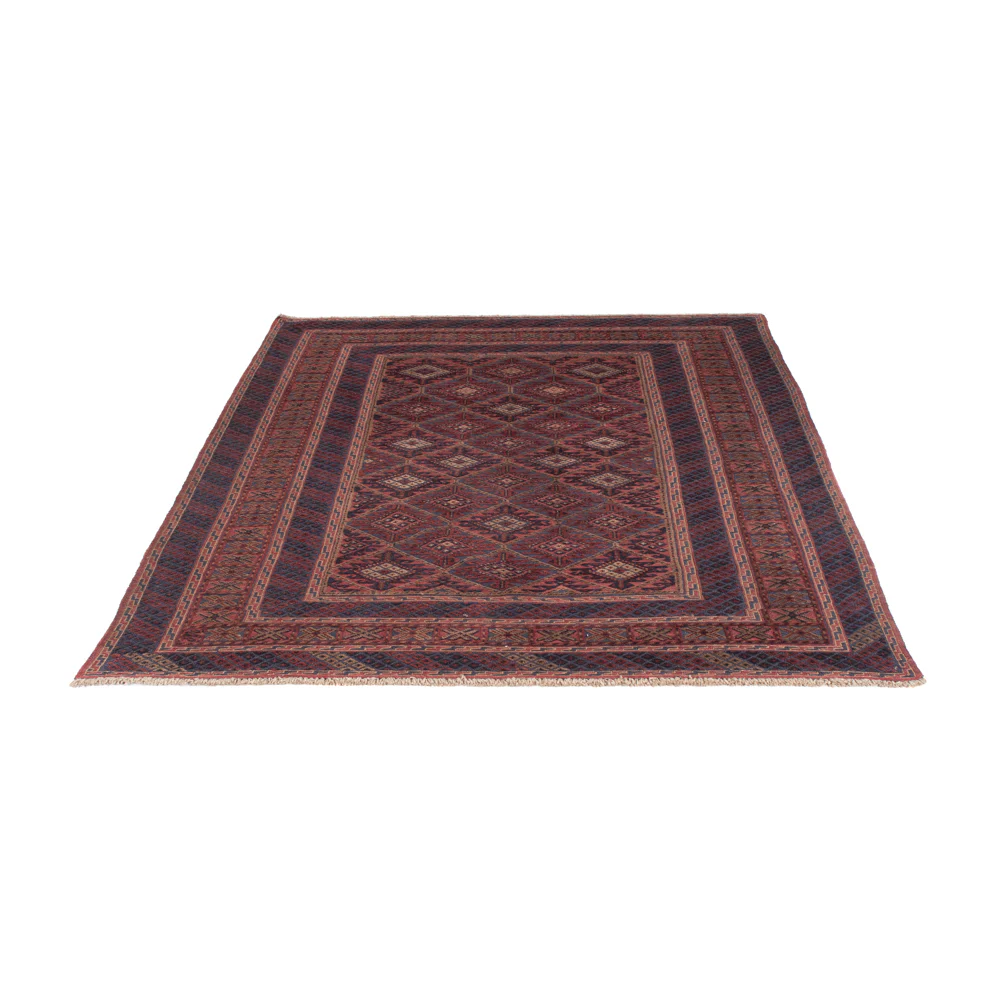 Kelim Afghan Teppich 187x150cm - Image 6
