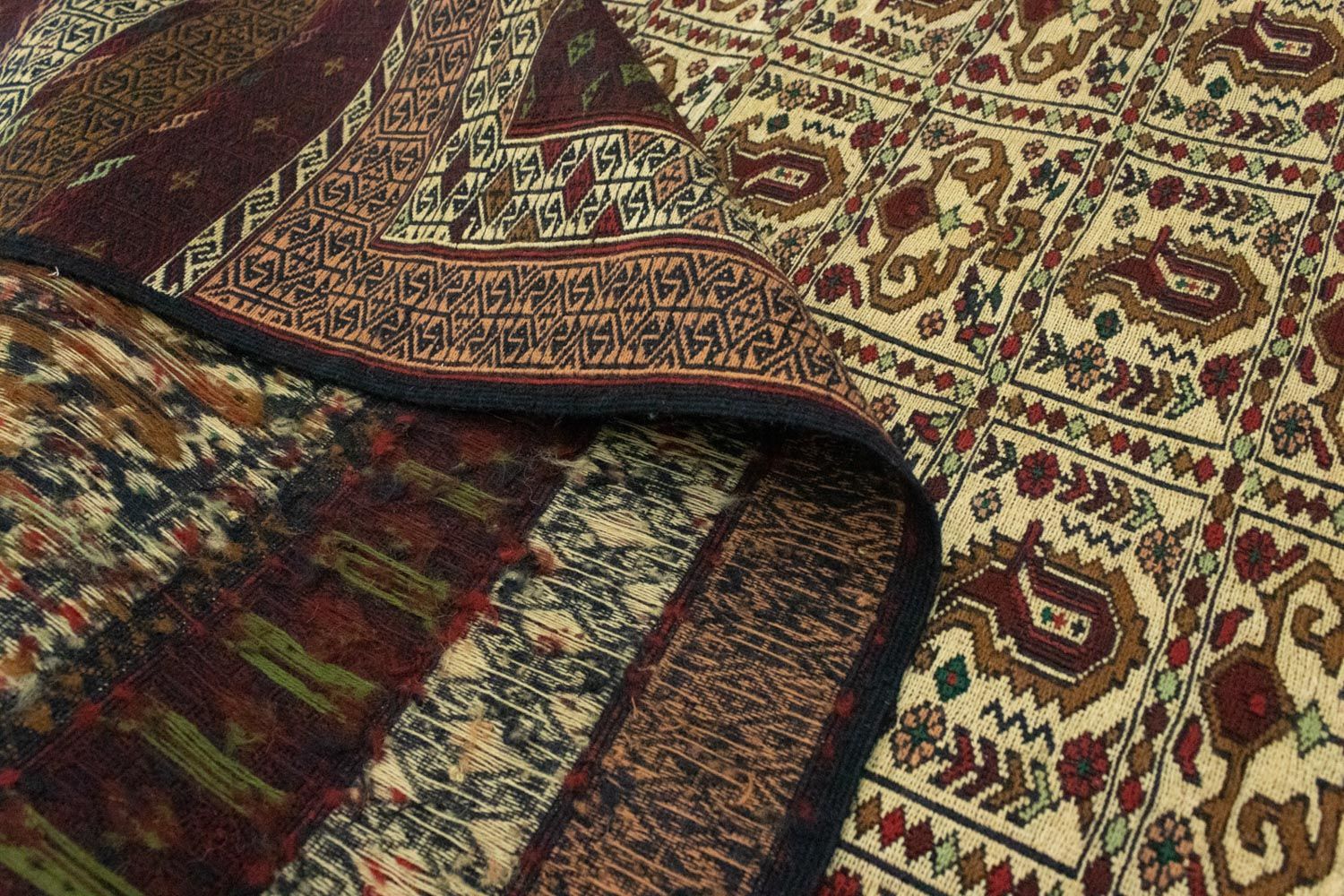Kelim Afghan Teppich 188x121cm - Image 4