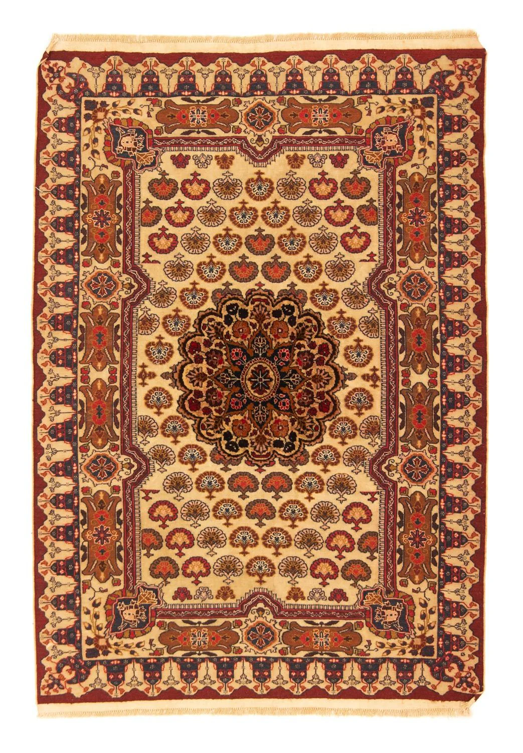 Kelim Teppich - Oriental 188 x 137 cm - mehrfarbig