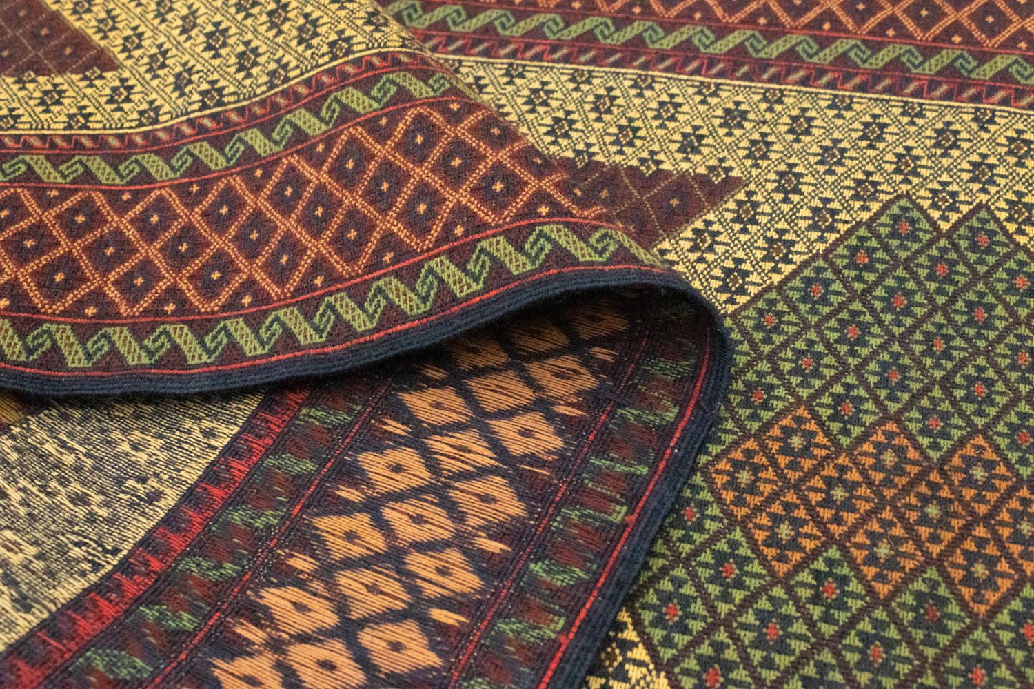 Kelim Afghan Teppich 188x85cm - Image 4