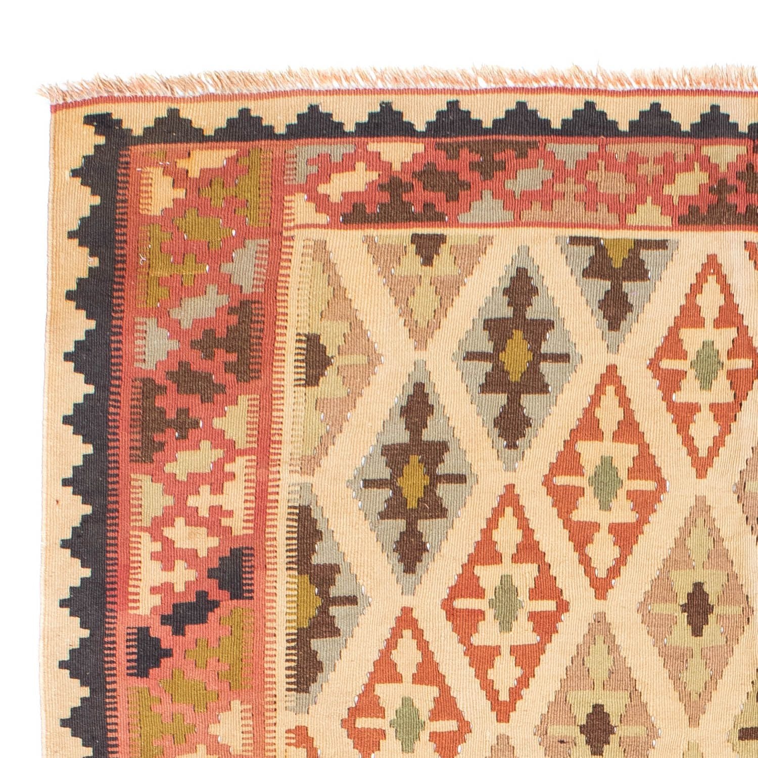 Kelim Teppich - Oriental 190 x 144 cm - beige - Image 3