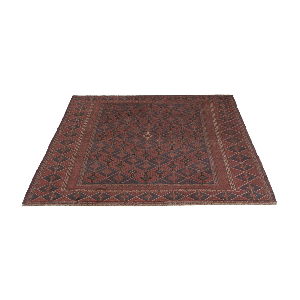 Kelim Afghan Teppich 190x145cm - Image 6