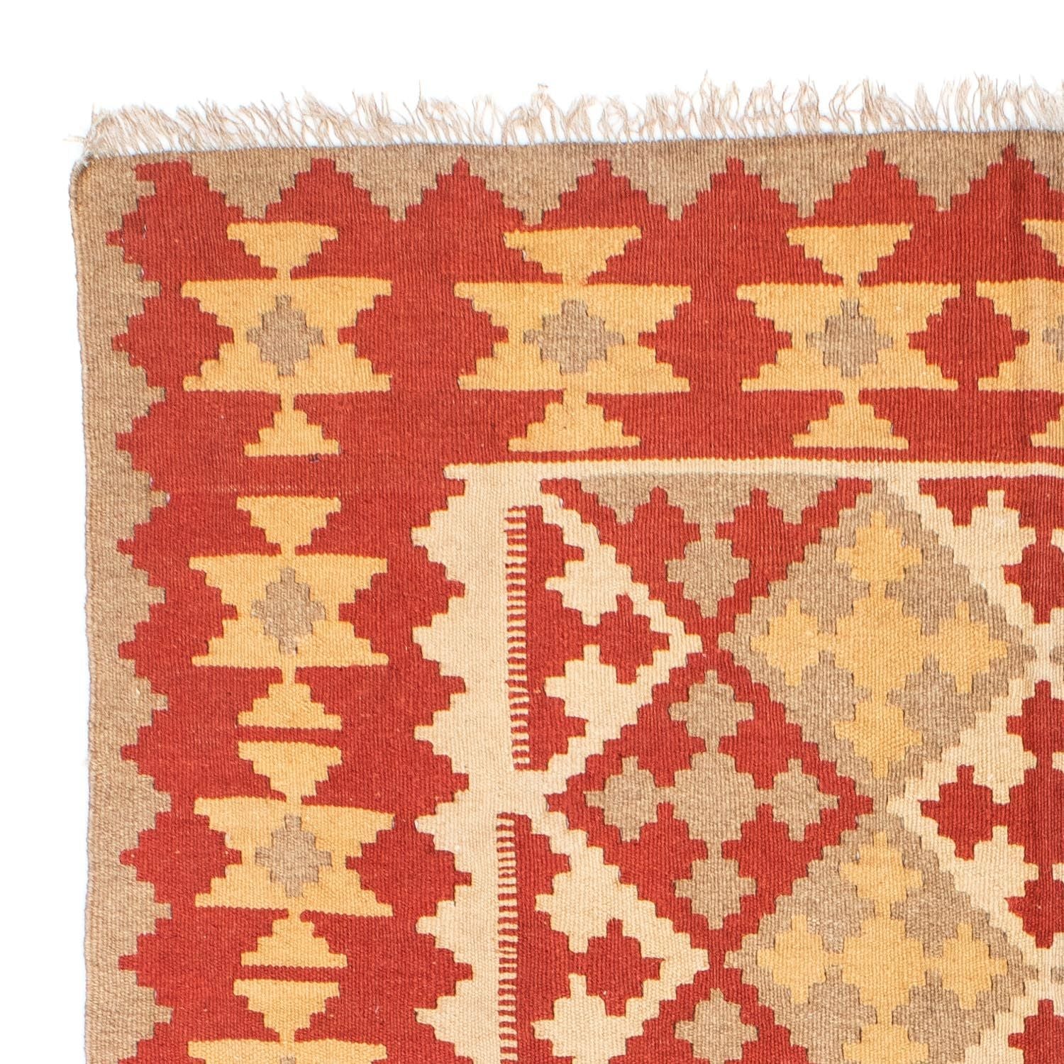 Kelim Teppich - Oriental 190 x 148 cm - orange - Image 3