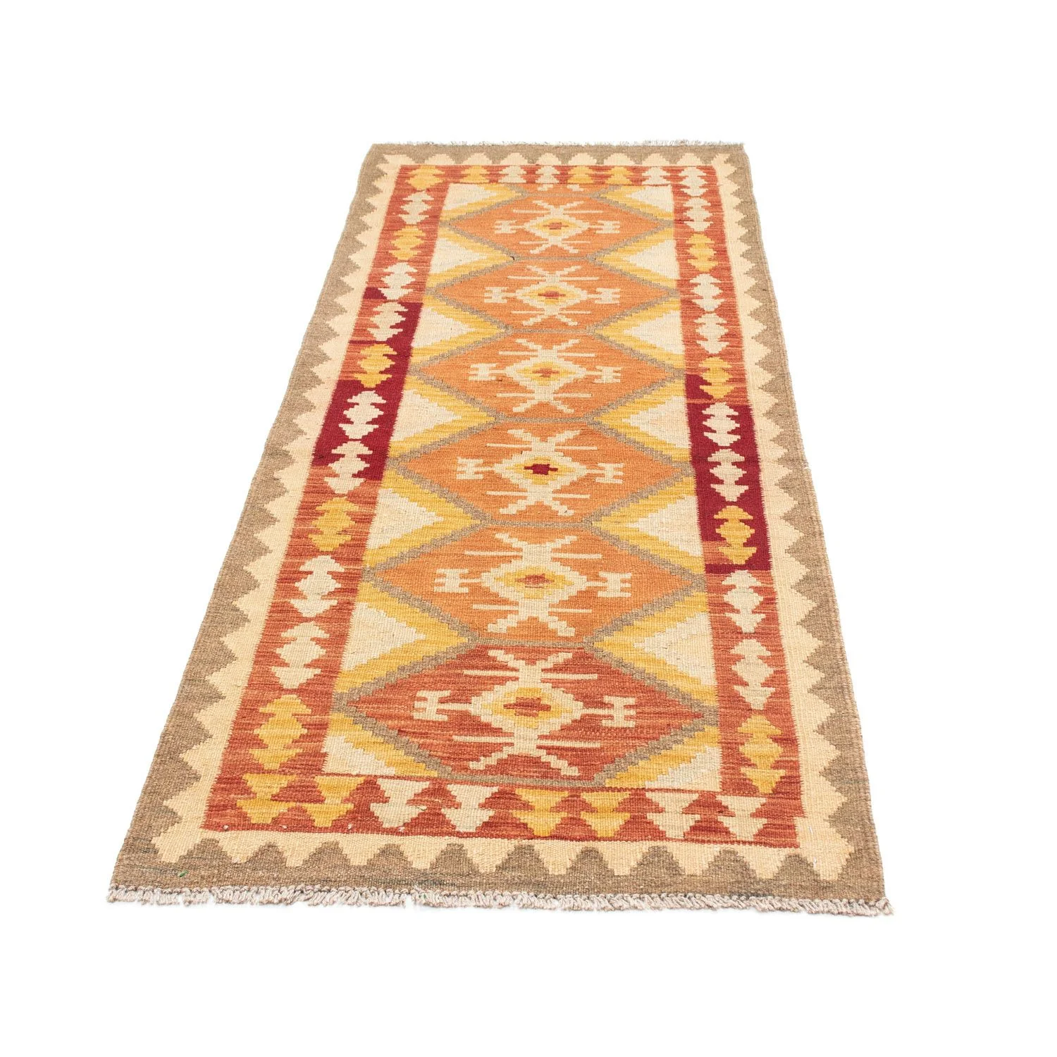 Kelim Teppich - Oriental 190 x 71 cm - beige - Image 5