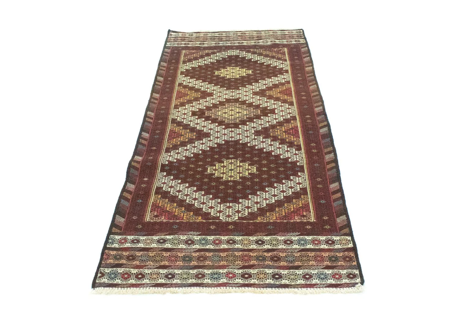 Kelim Afghan Teppich 190x75cm - Image 5