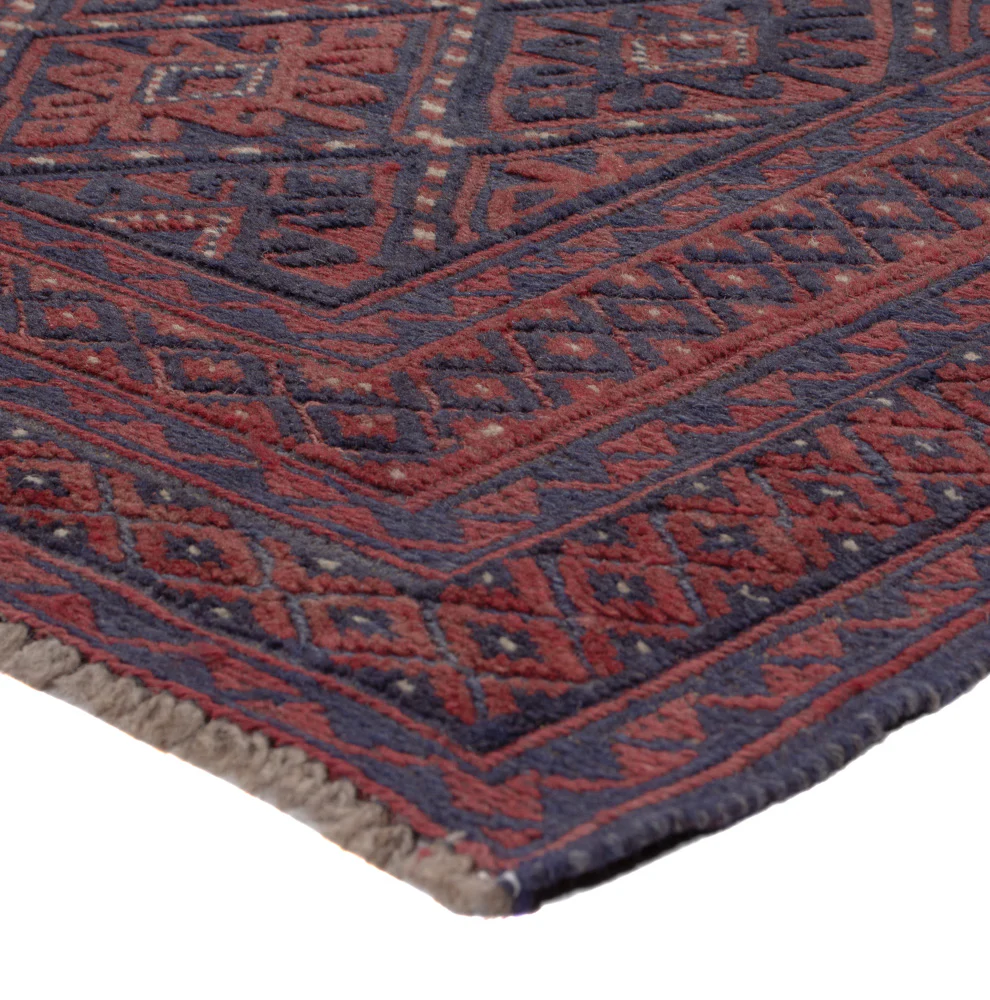 Kelim Afghan Teppich 191x145cm - Image 4