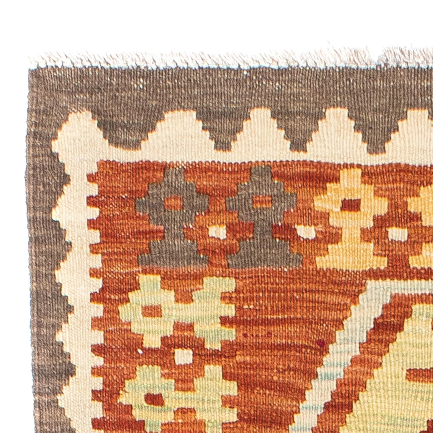 Kelim Teppich - Oriental 191 x 72 cm - rost - Image 3