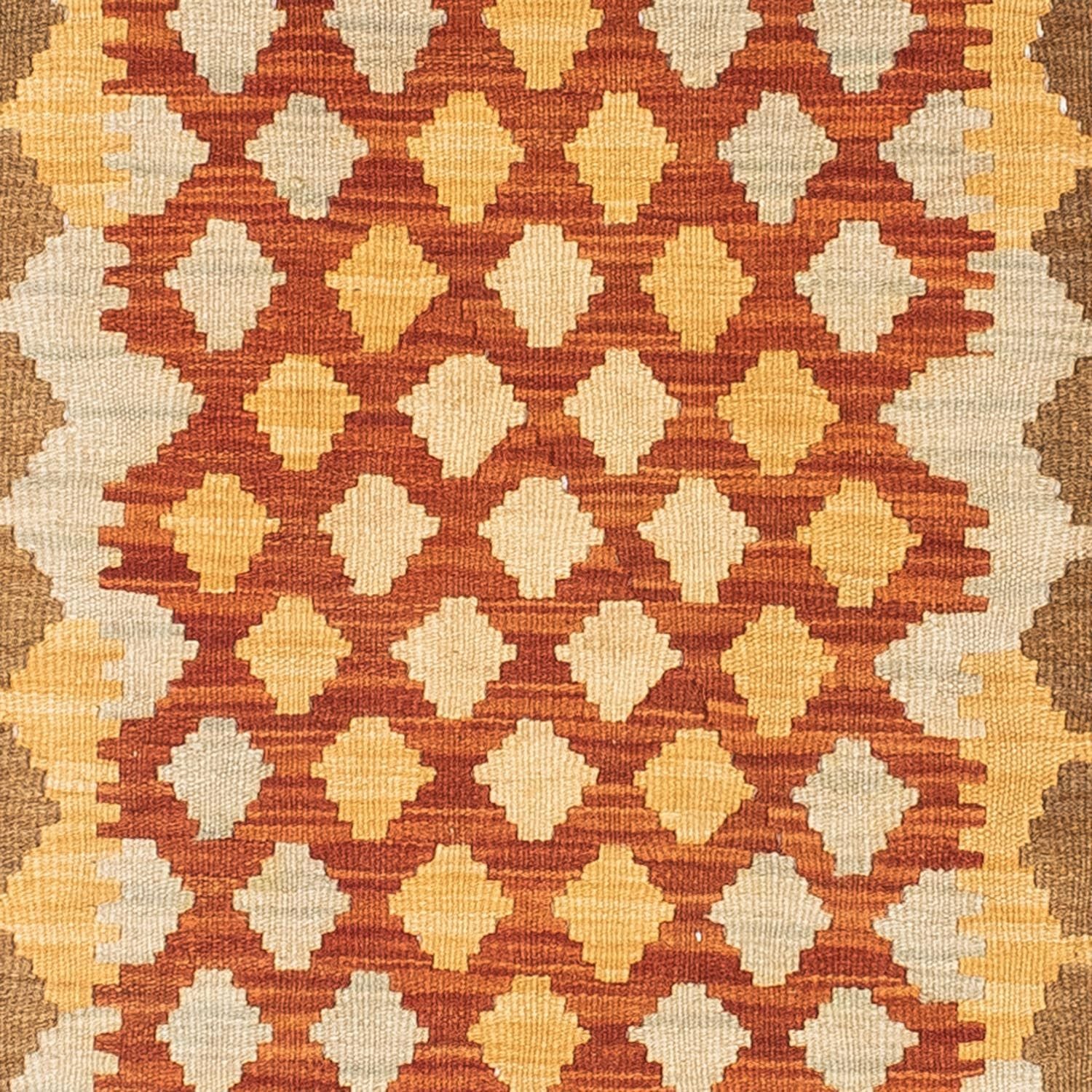 Kelim Teppich - Oriental 191 x 74 cm - hellbraun - Image 2