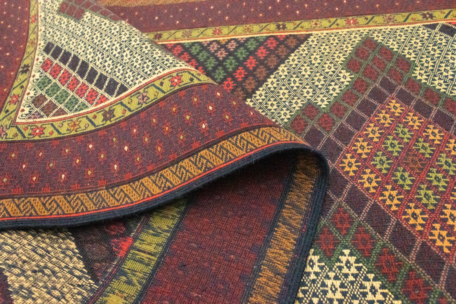 Kelim Afghan Teppich 191x88cm - Image 4